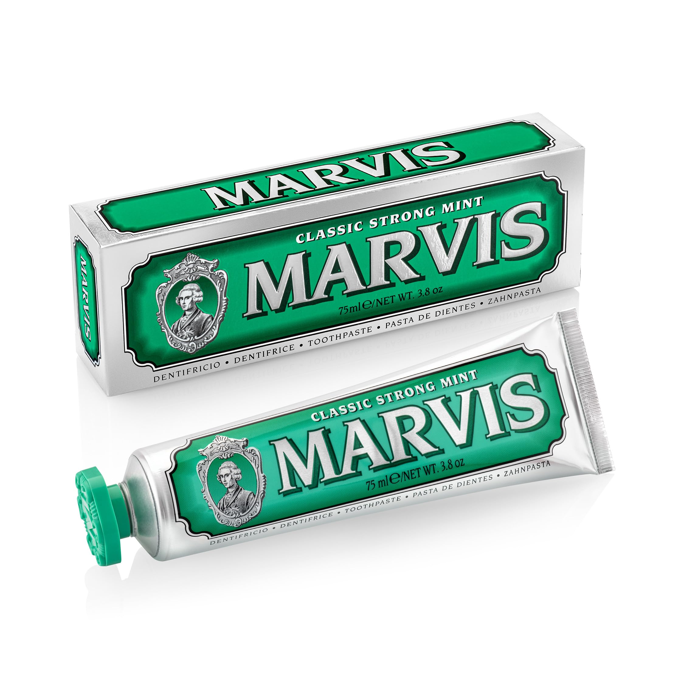 Marvis Classic Strong Mint Toothpaste - Product Imagery