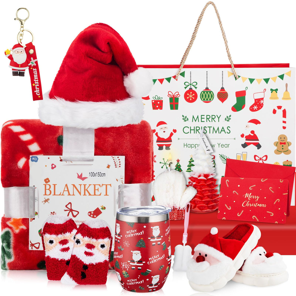Patelai 10 Pcs Christmas Basket Gifts Set for Women - Patelai Official Imagery - 1