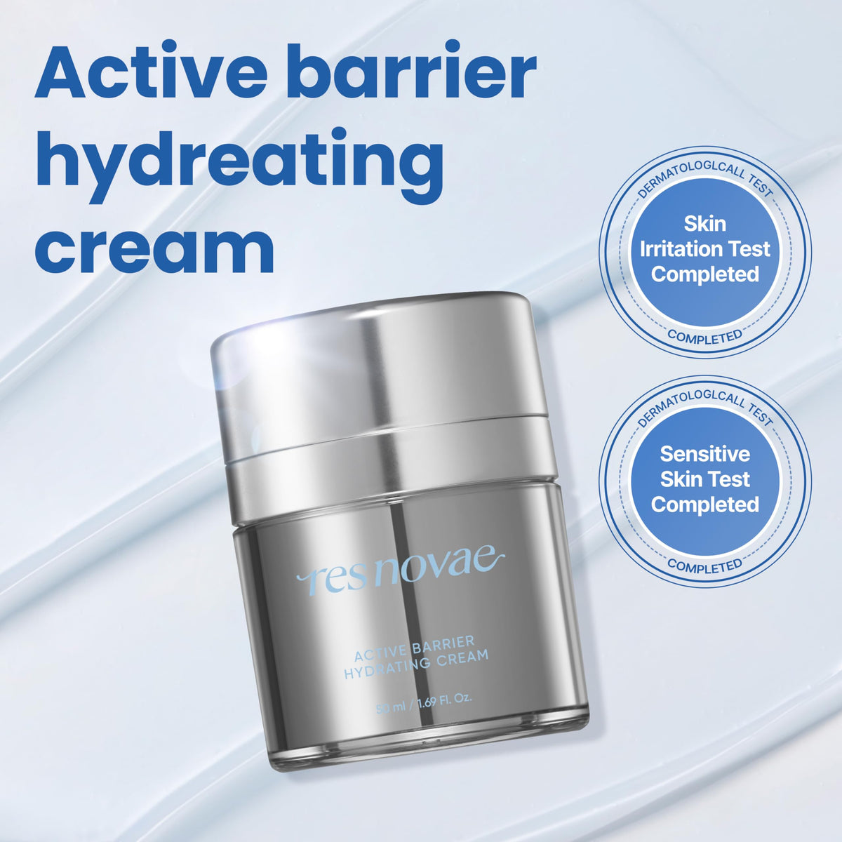Active Barrier Hydrating Cream with Azulene Oryza Sativa - res novae Official Imagery - 3