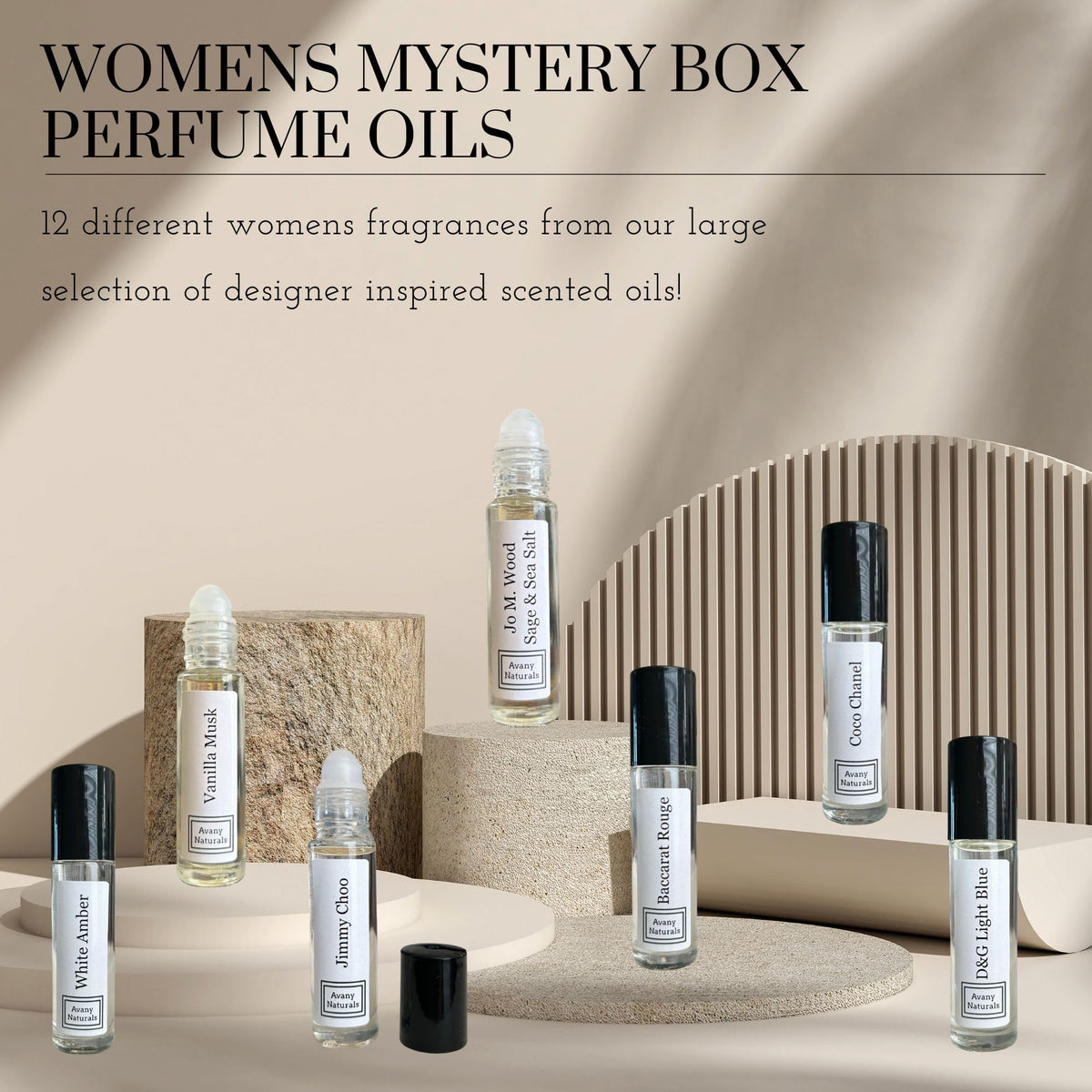 Fragrance Oil Samples For Women - Avany Naturals Official Imagery - 3