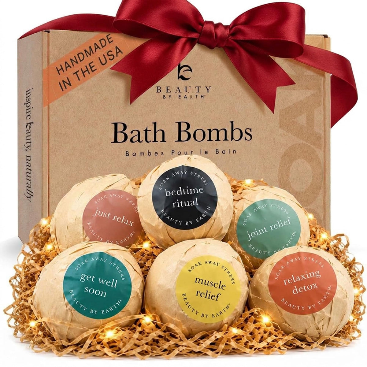 Bath Bombs Gift Set - Beauty by Earth Official Imagery - 2