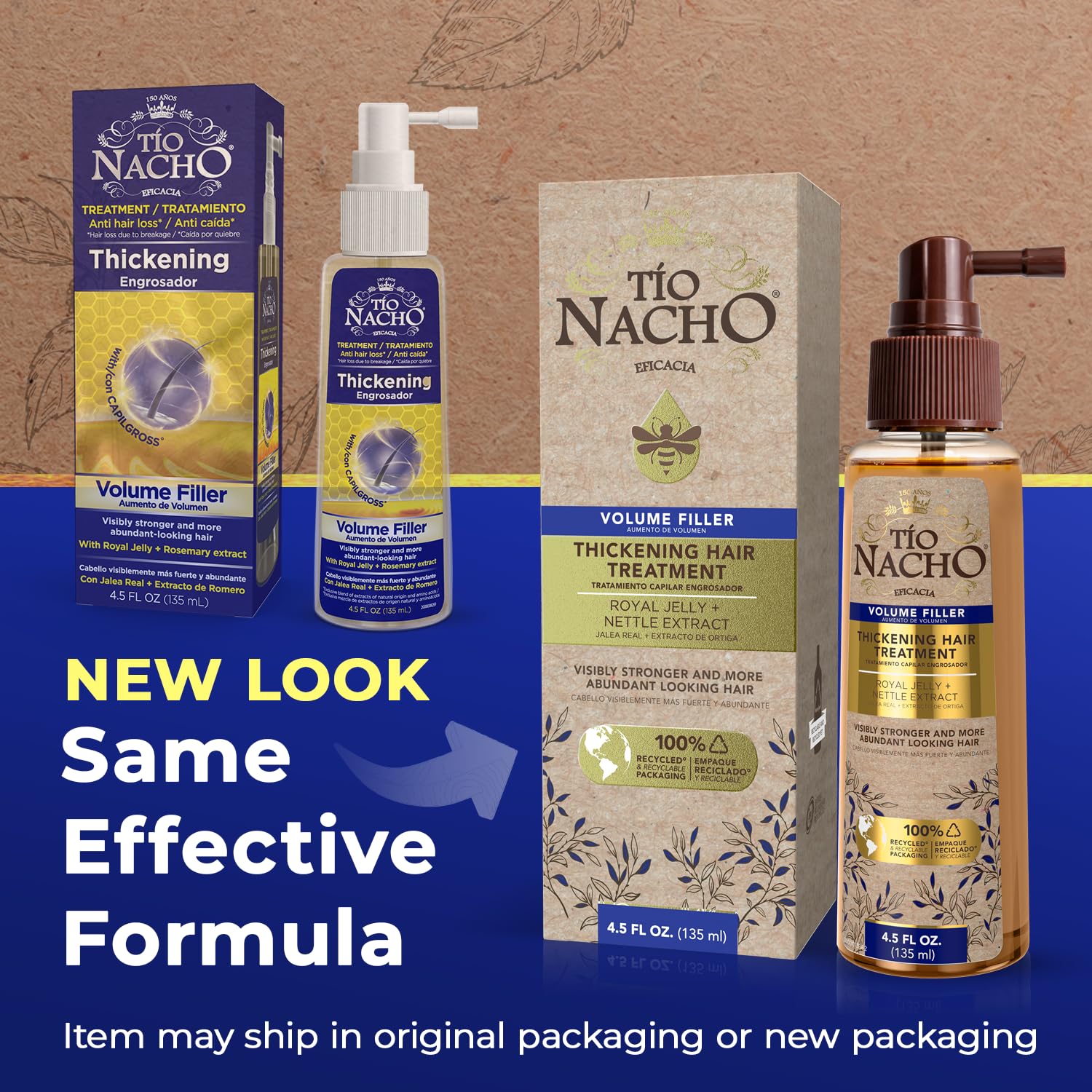 Tio Nacho Thickening Shampoo + Conditioner & Hair Treatment Set