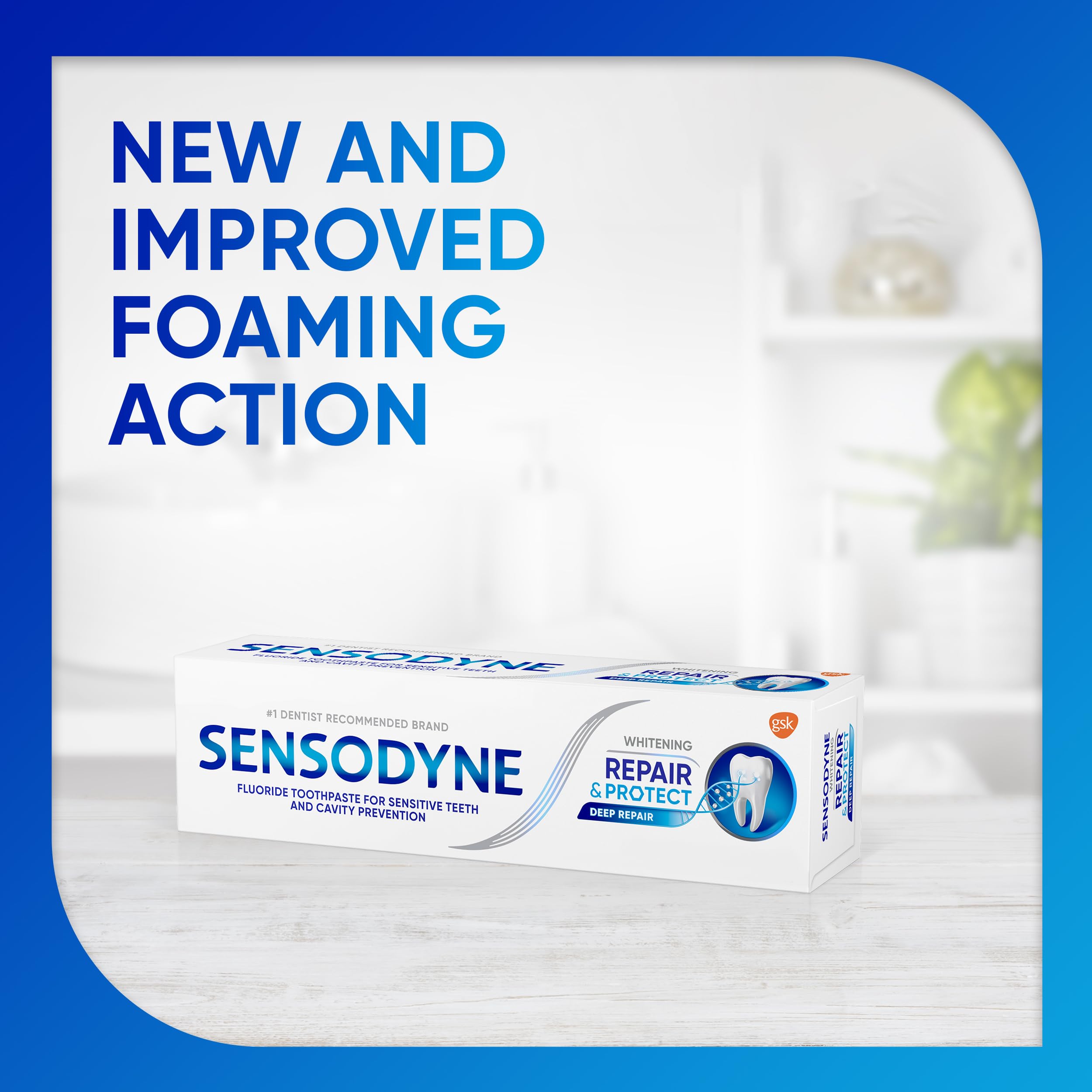 Sensodyne Repair and Protect Whitening Toothpaste, 3.4 oz (Pack of 2)