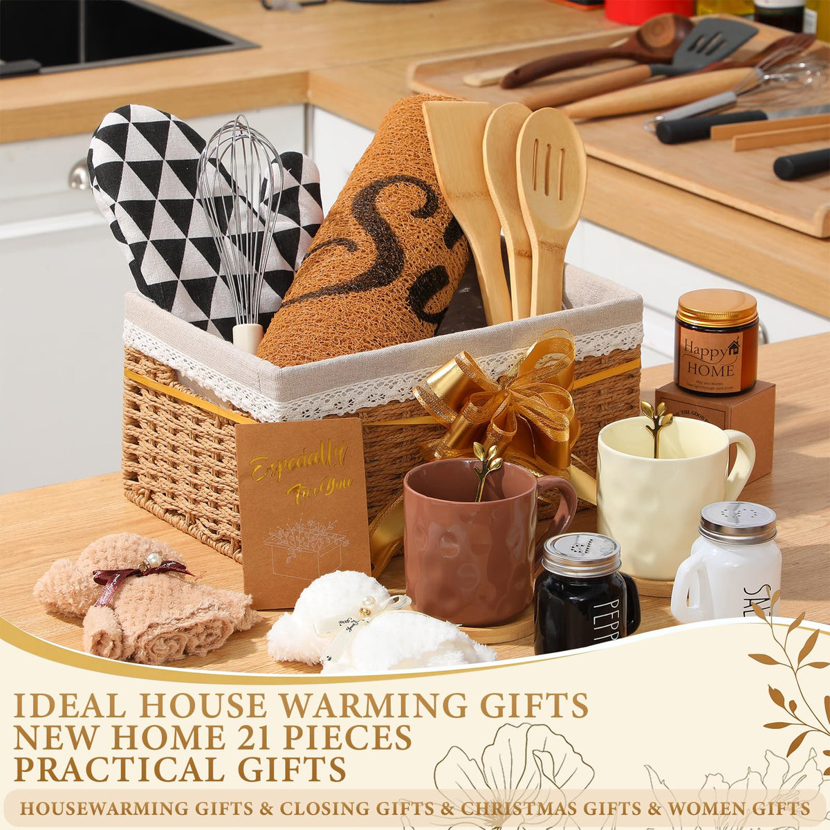 Housewarming Gift Basket Set for New Home - RimCereal Official Imagery - 5