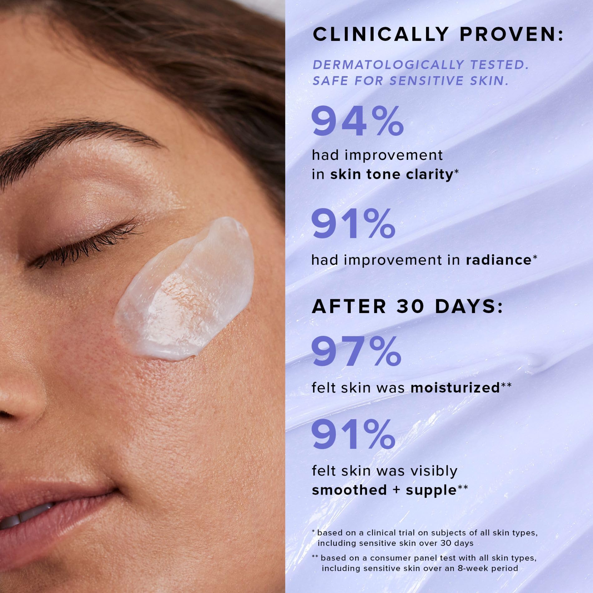 Farmacy Niacinamide Overnight Face Mask in 50ml jar, showing blue and white packaging with blueberries and nutrient ingredients.