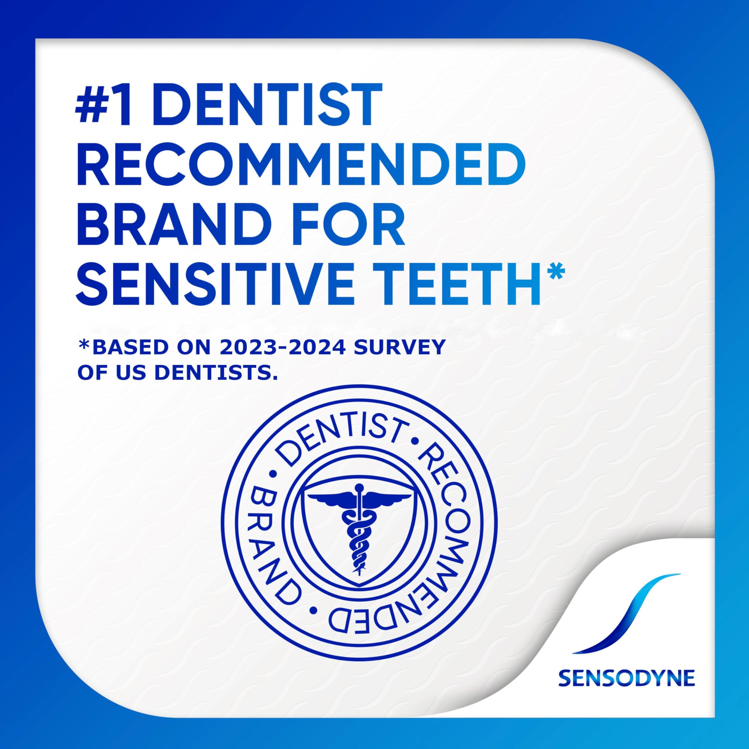 Sensodyne Repair and Protect Whitening Toothpaste, 3.4 oz (Pack of 2)