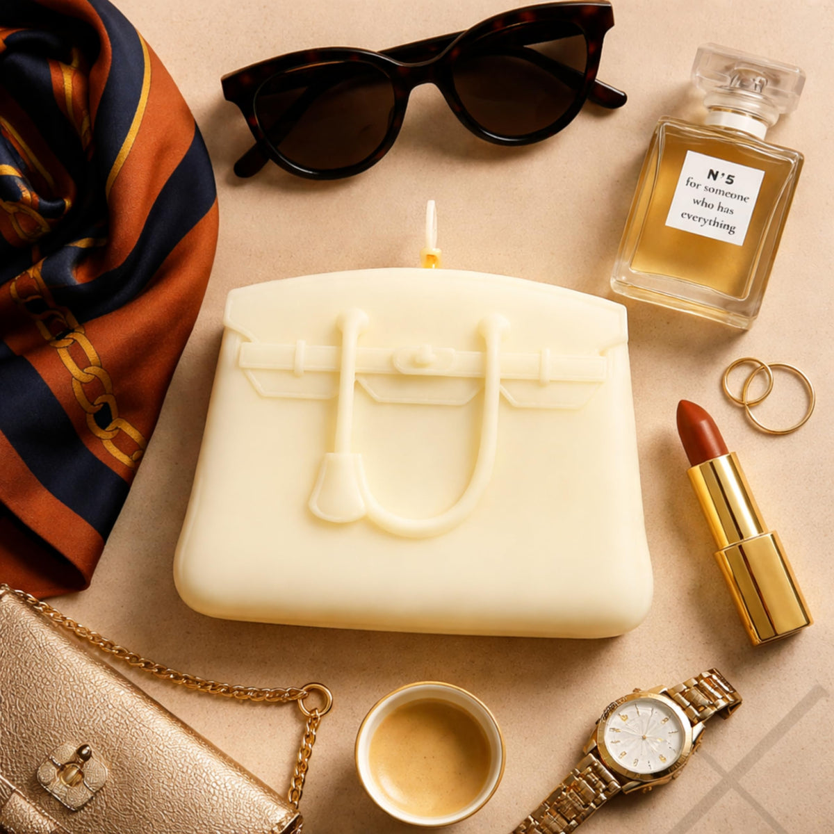 Handbag Candle in GiftBox - AIR WAX Official Imagery - 3