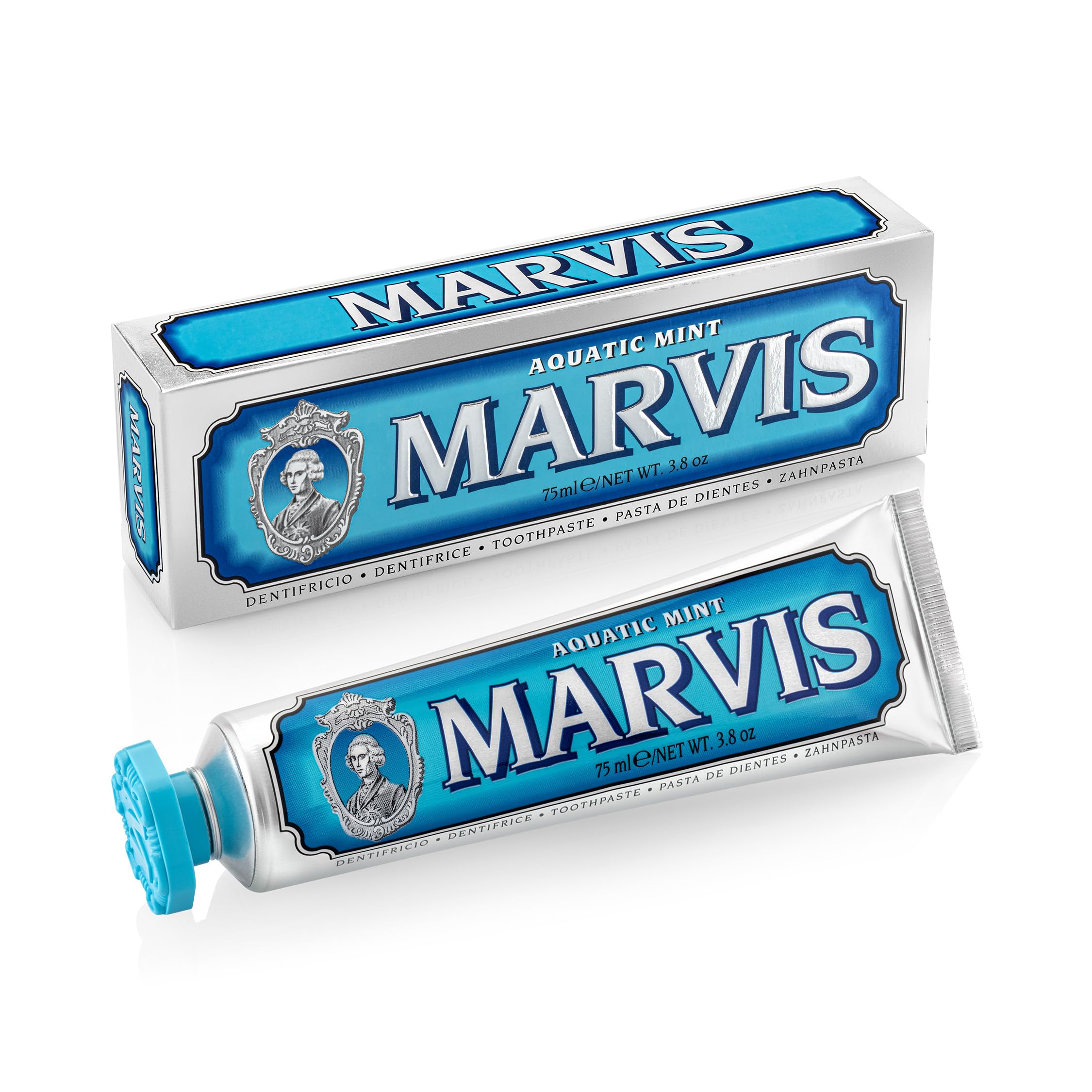 Marvis Aquatic Mint Toothpaste - Product Imagery