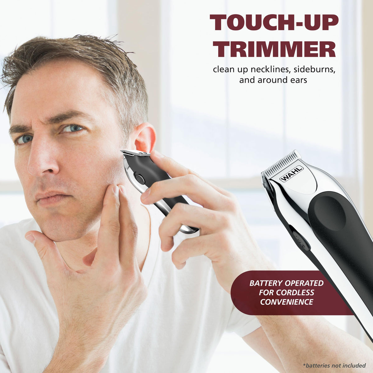 Wahl Clipper USA Deluxe Corded Chrome Pro Complete Hair - Wahl Official Imagery - 8