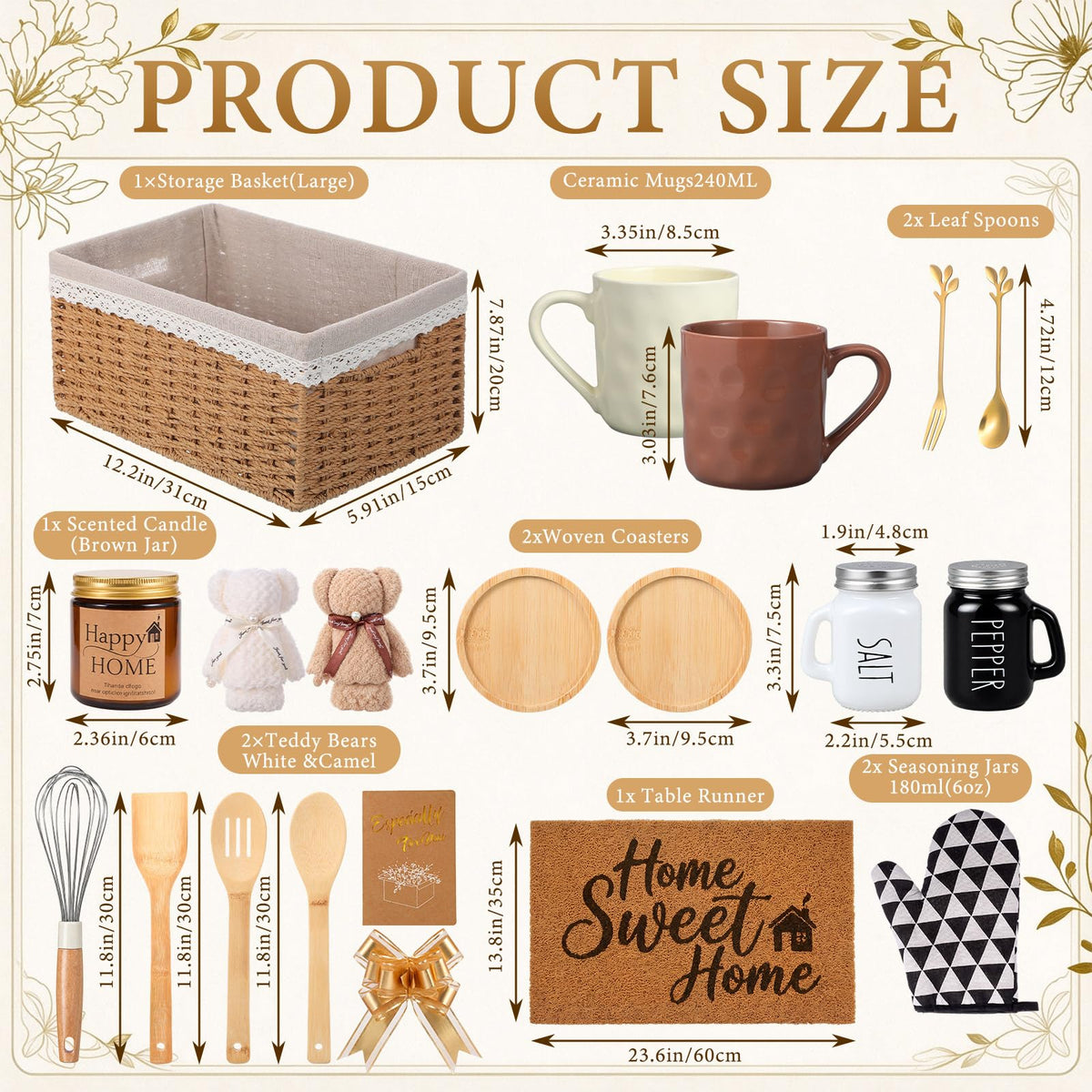 Housewarming Gift Basket Set for New Home - RimCereal Official Imagery - 3