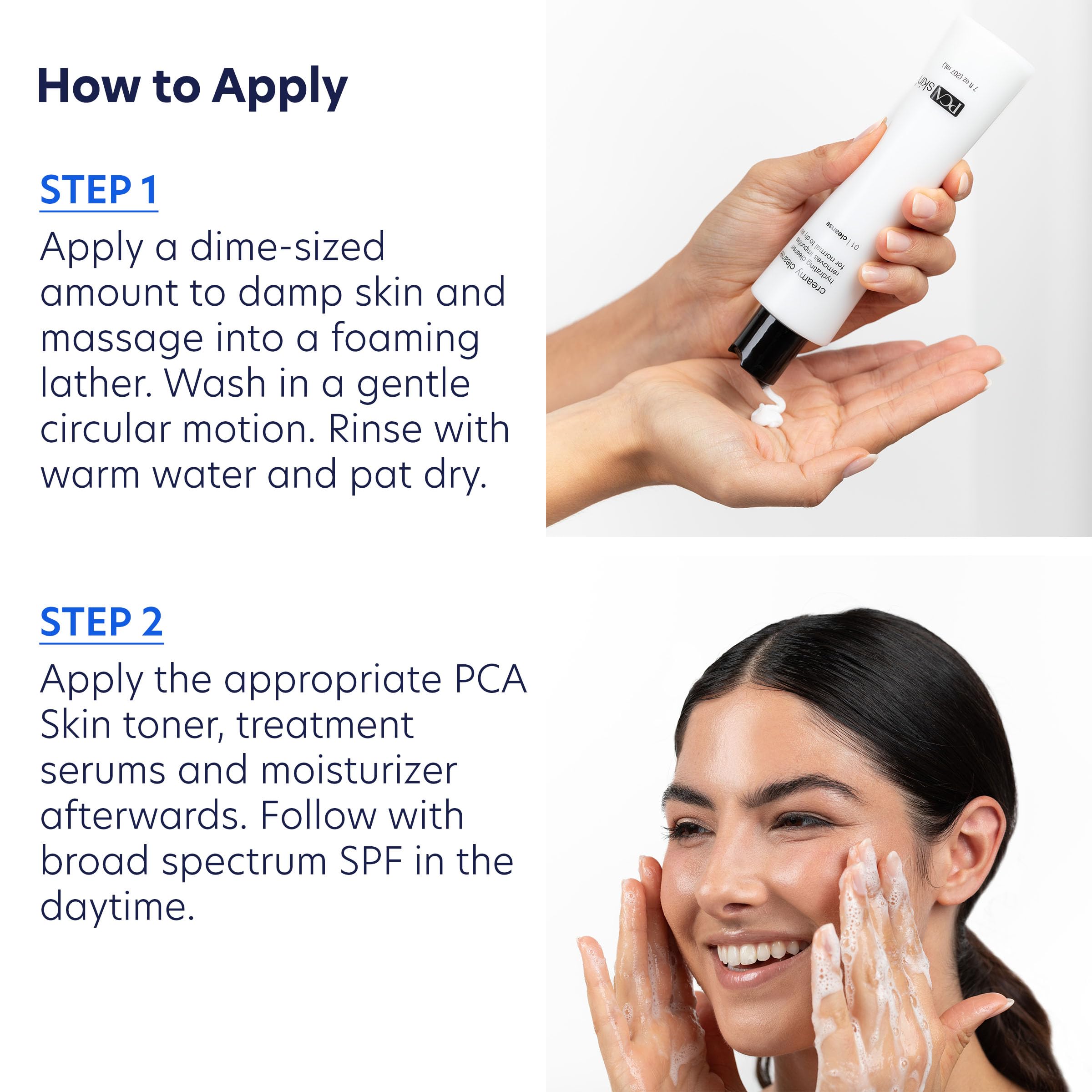 PCA SKIN Creamy Face Cleanser for Dry and Sensitive Skin, 7 oz