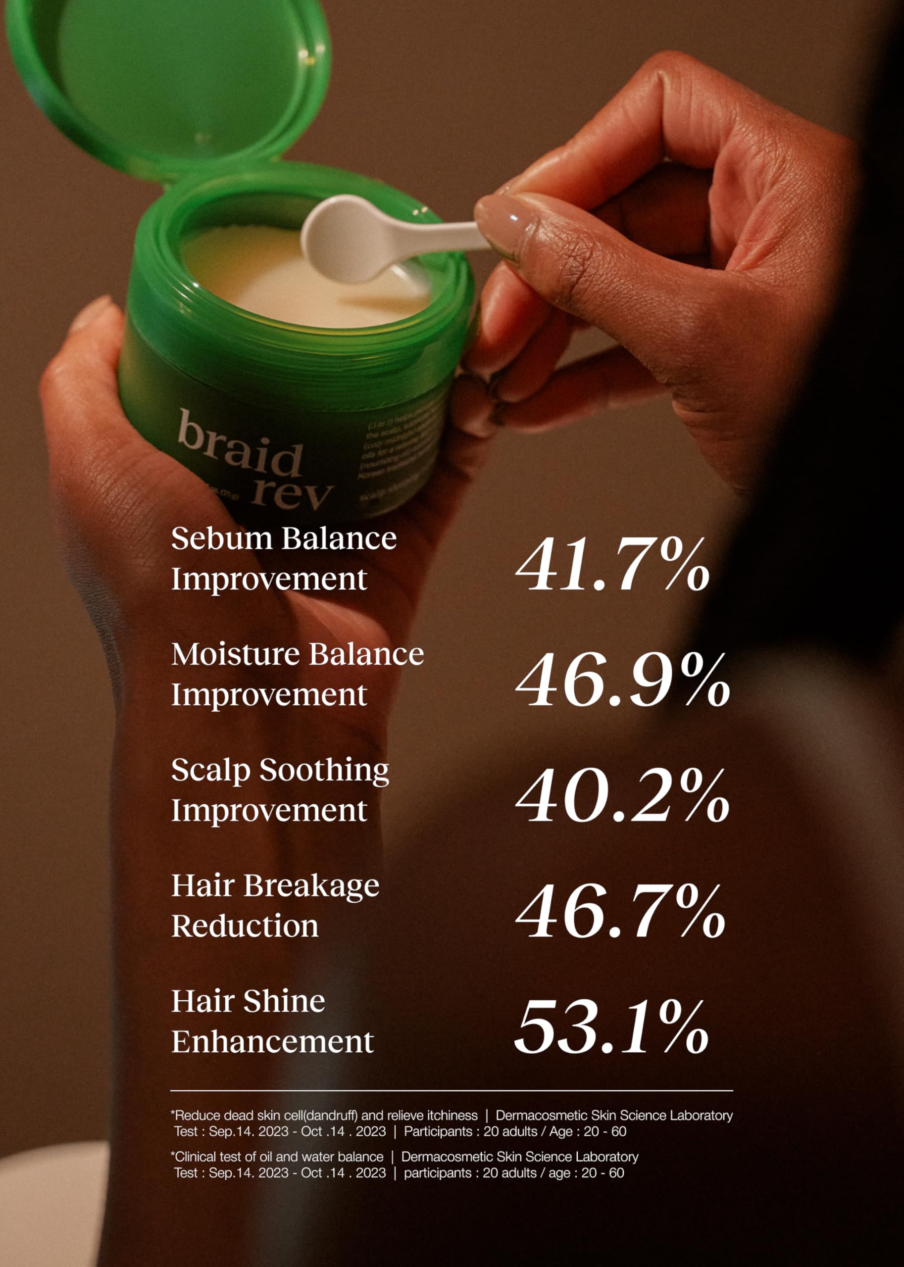 Bephor Braid Rev Scalp Sleeping Oil Balm for nourishing night hair care, showing the 2.65 oz jar with applicator brush.