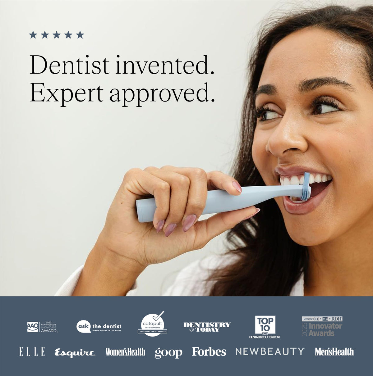 Slate Origin 3 in 1 Battery Powered Electric Flosser Dentist - SLATE Official Imagery - 8