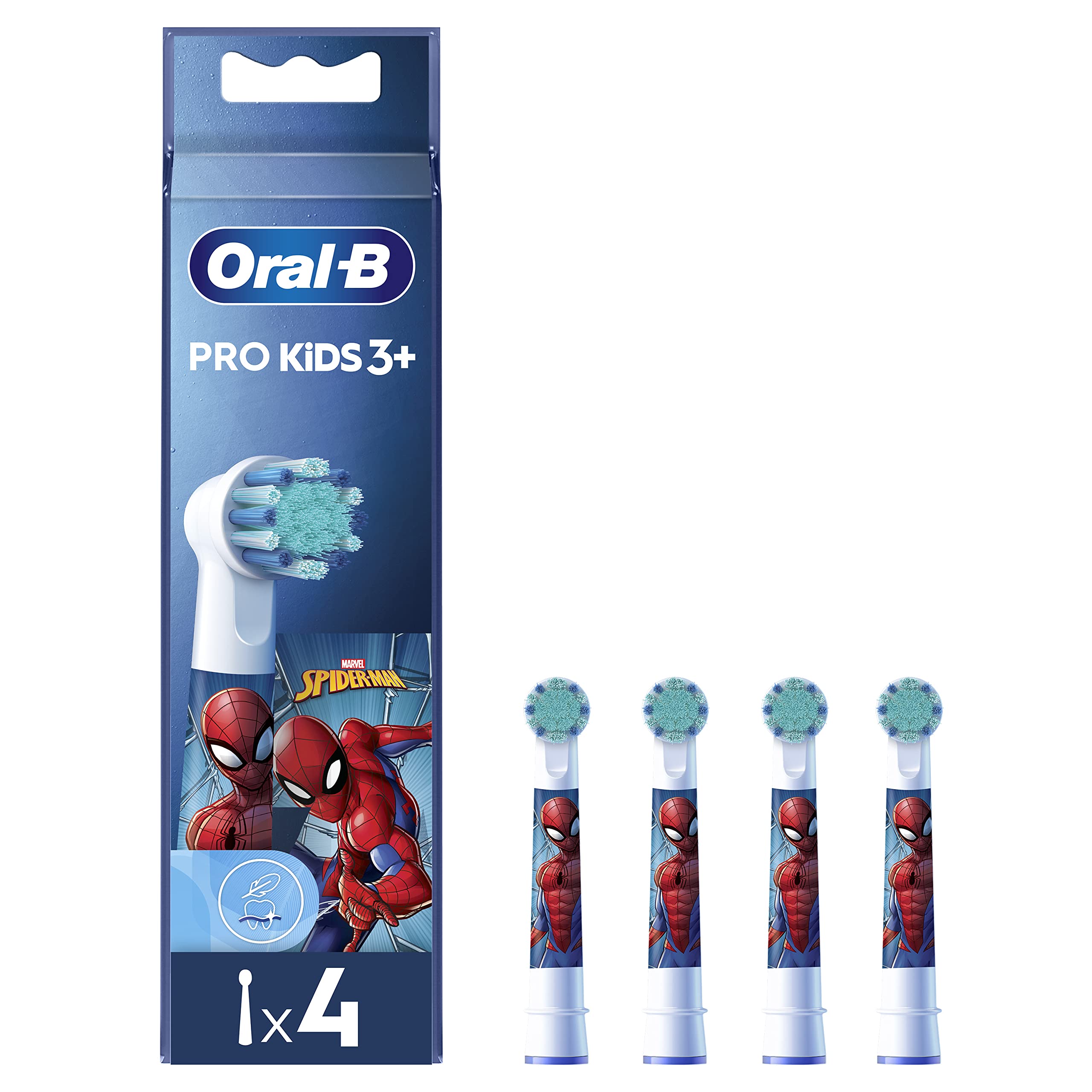 Oral-B Pro Kids Electric Toothbrush Head, with Spiderman - Product Imagery