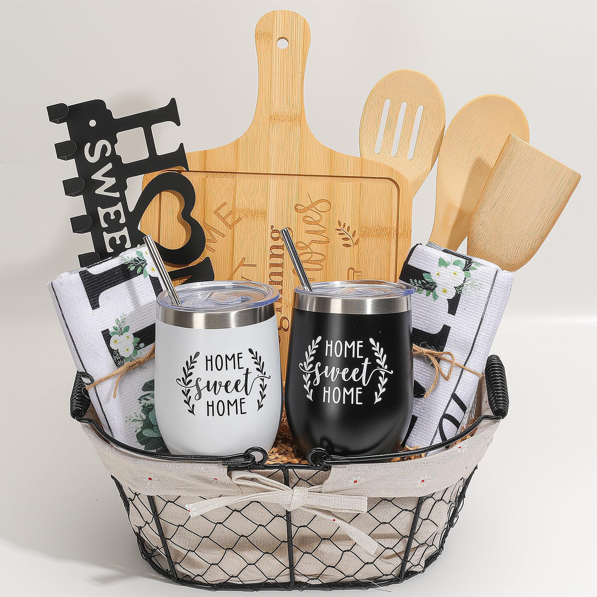 Housewarming Gifts for New Home Gift Basket with 12oz Couple - StoFurry Official Imagery - 1