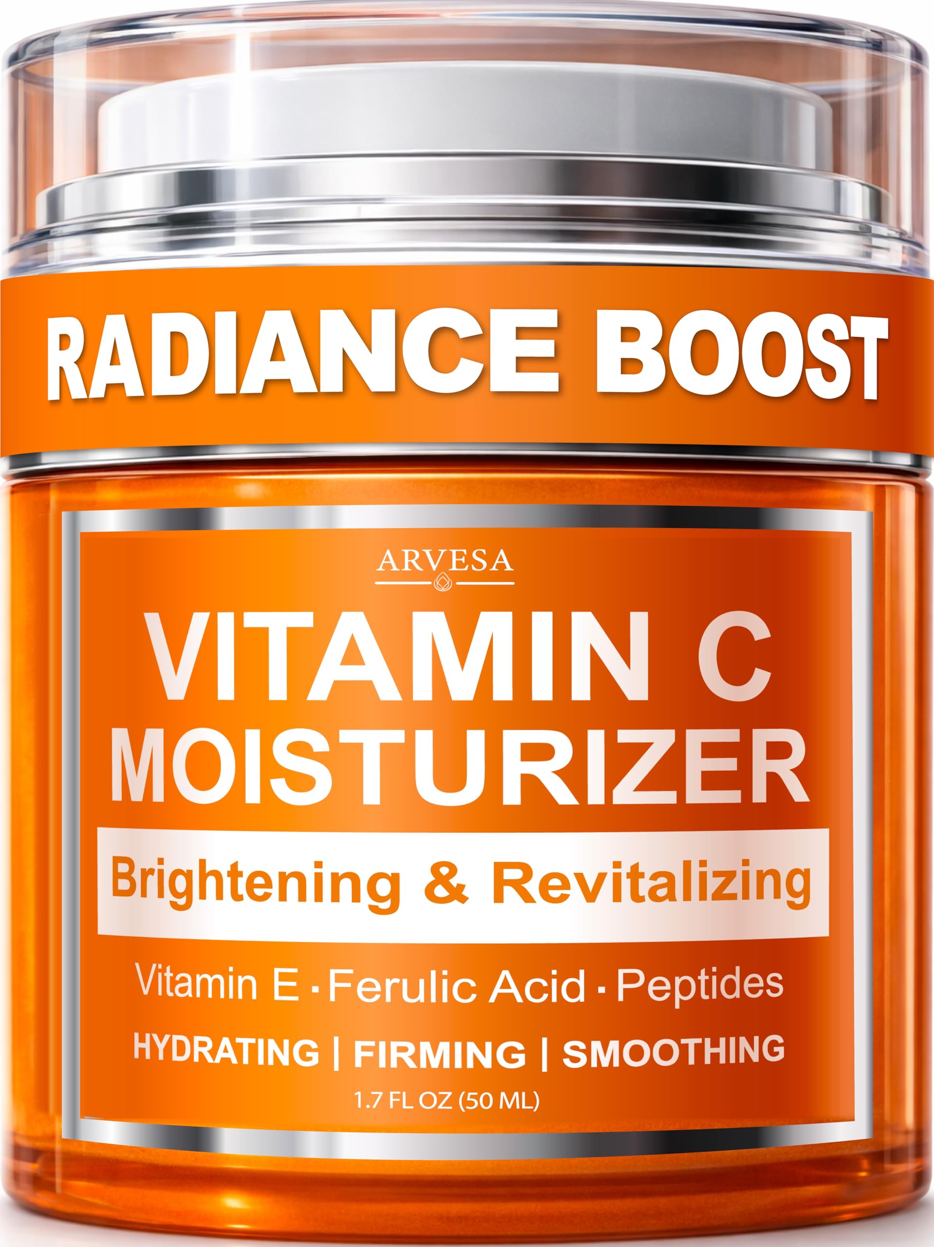 Vitamin C Moisturizer for Face - Vitamin C Cream - Brightening & - Product Imagery