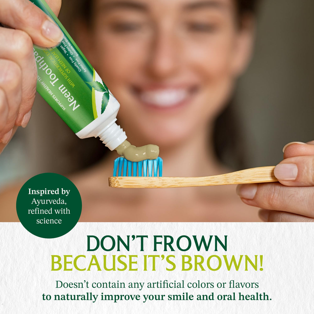 Fluoride Free Toothpaste Vegan Gluten Free 4 Pack - Neem Tree Farms Official Imagery - 7