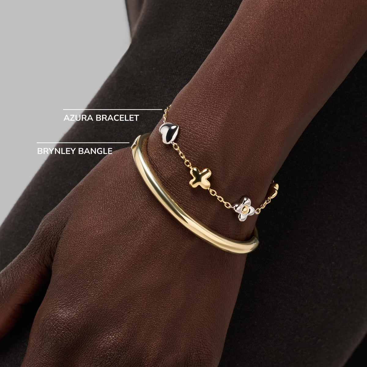 Ana Luisa Charm Bracelets for Women - 14K Gold Plated & Silver Plated – alternate angle