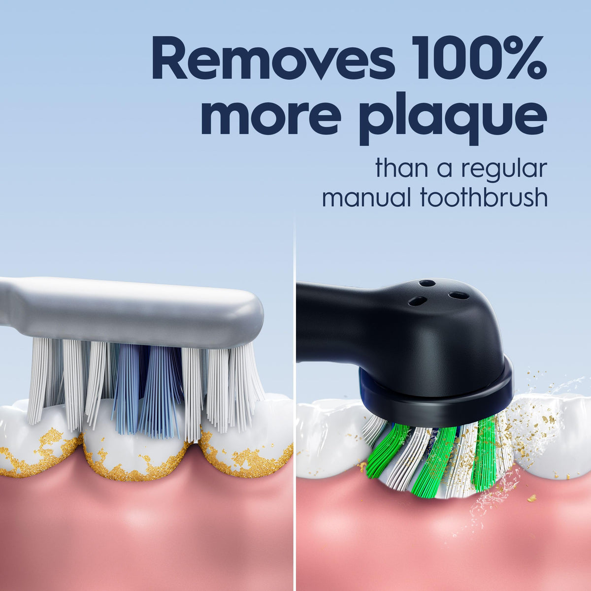 Oral B Pro 1000 Rechargeable Electric Toothbrush Black - Oral-B Official Imagery - 3