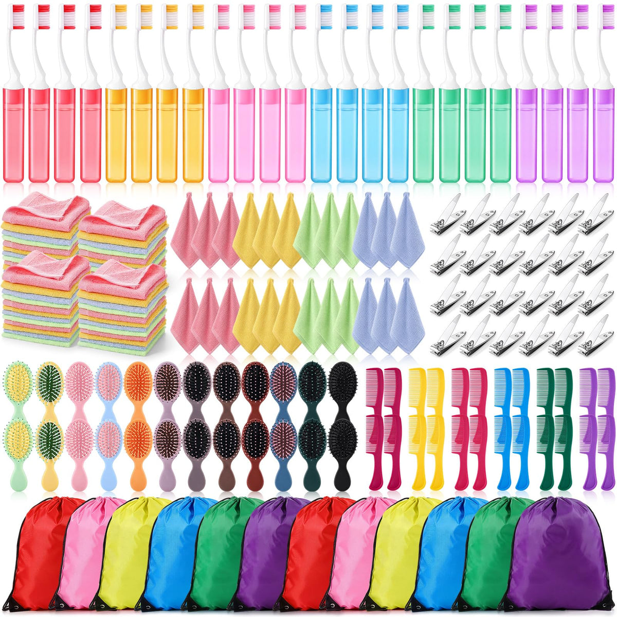 Meanplan 24 Set/144 Pcs Operation Christmas Bulk Items Hygiene Kit Charity Items – product photo (Dental Care Kits)