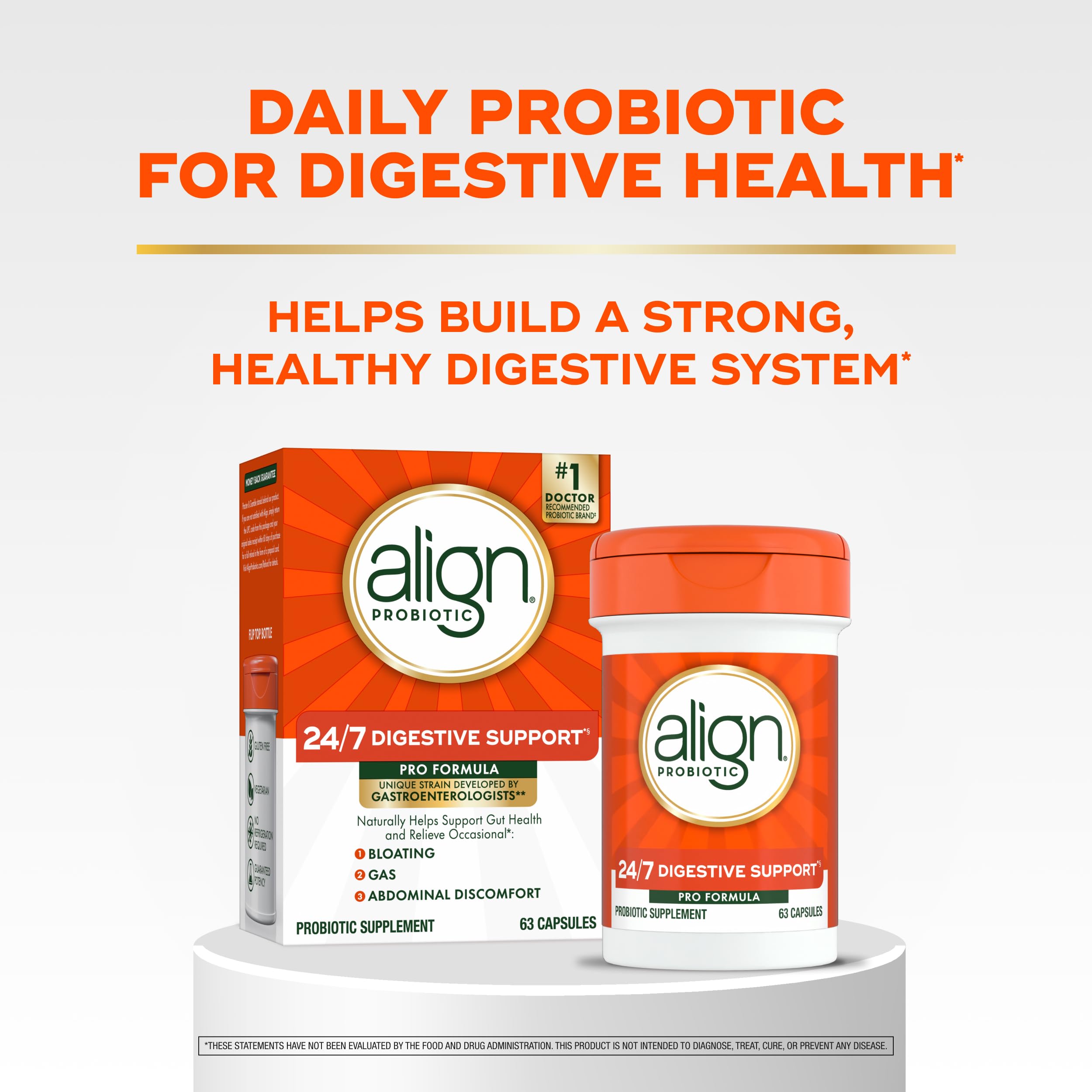 Align Probiotic Pro Formula – 63 Capsules, 2-Month Supply