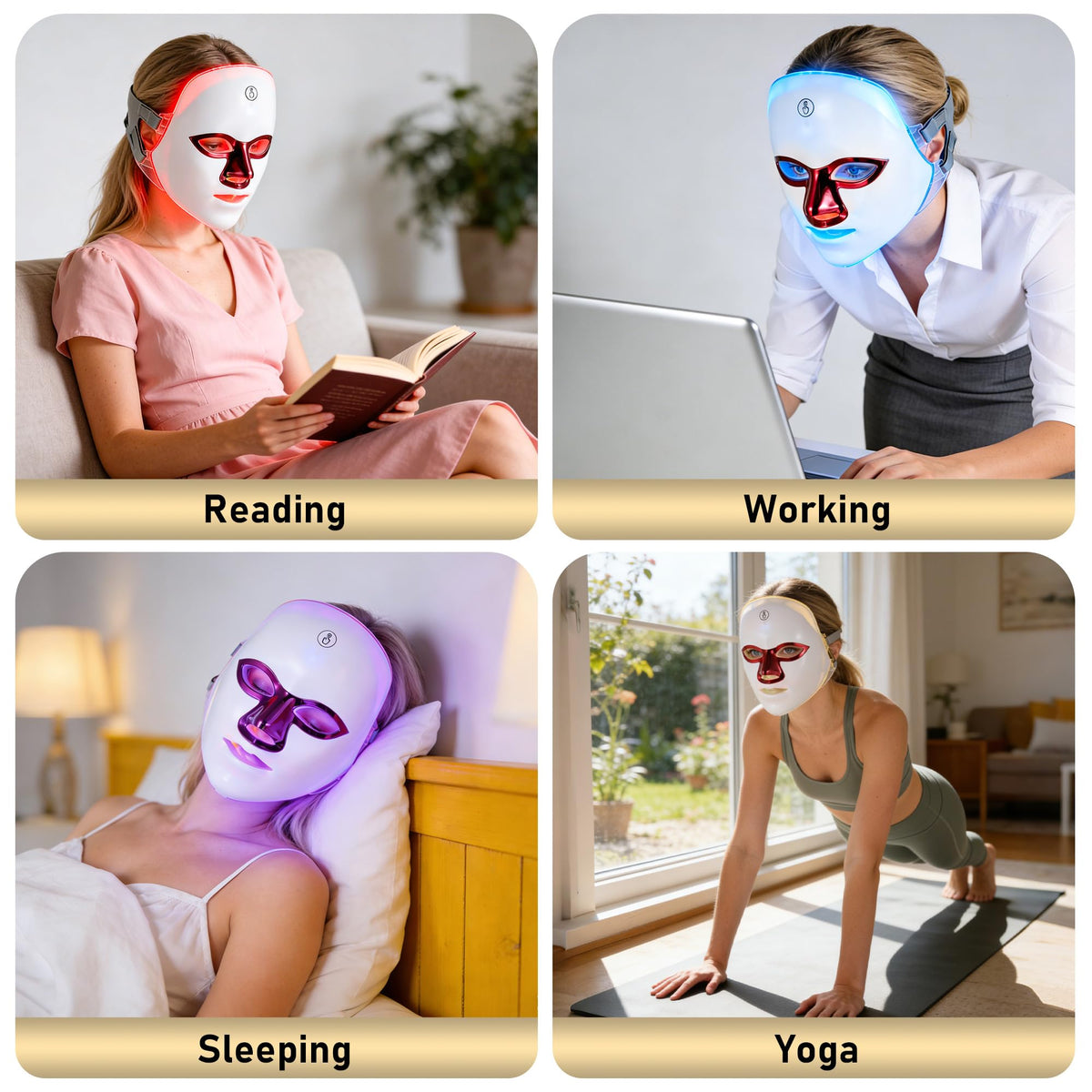 Red Light Therapy for Face 7 Colors LED Face Mask - zorendi Official Imagery - 7