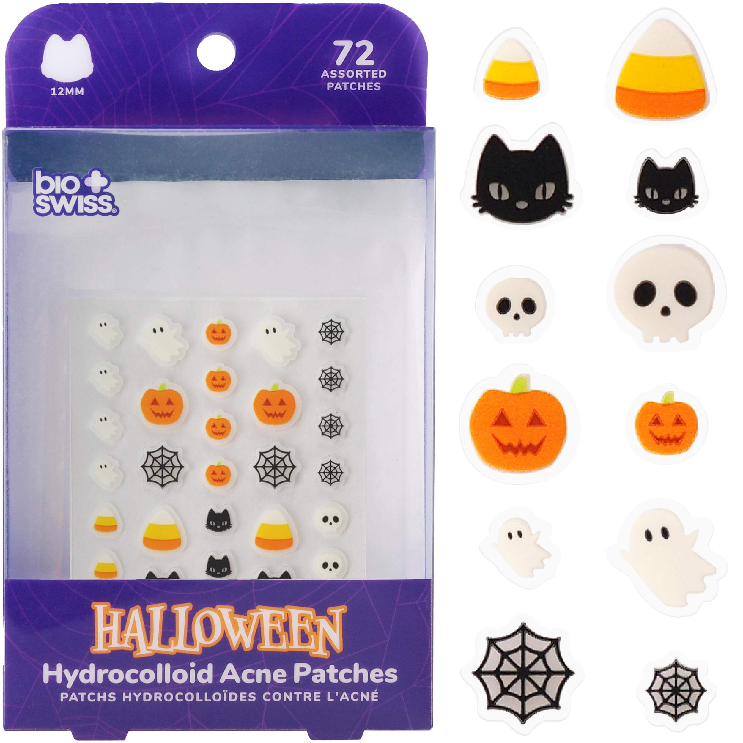 BioSwiss Halloween Pimple Patches, Hydrocolloid Acne Patch for - Product Imagery
