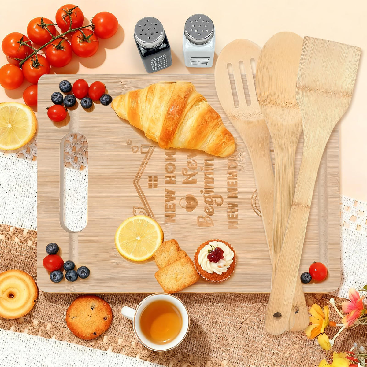 House Warming Gifts New Home Closing Gift Basket with 2 - VZKOO Official Imagery - 8