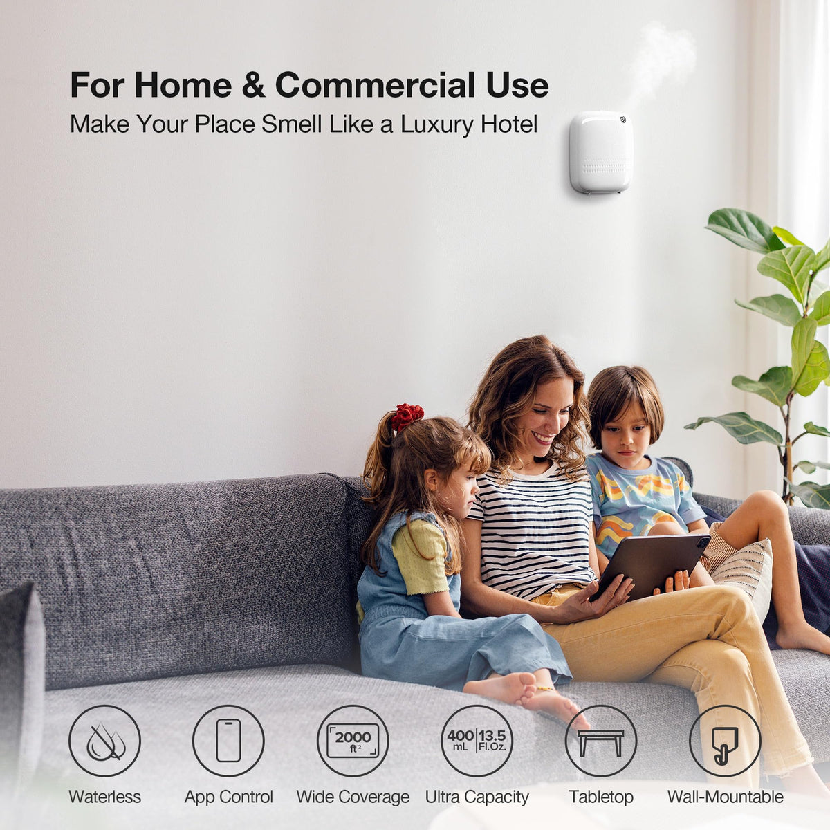 Airversa ANW Smart Waterless Essential Oil Diffuser for - Airversa Official Imagery - 5