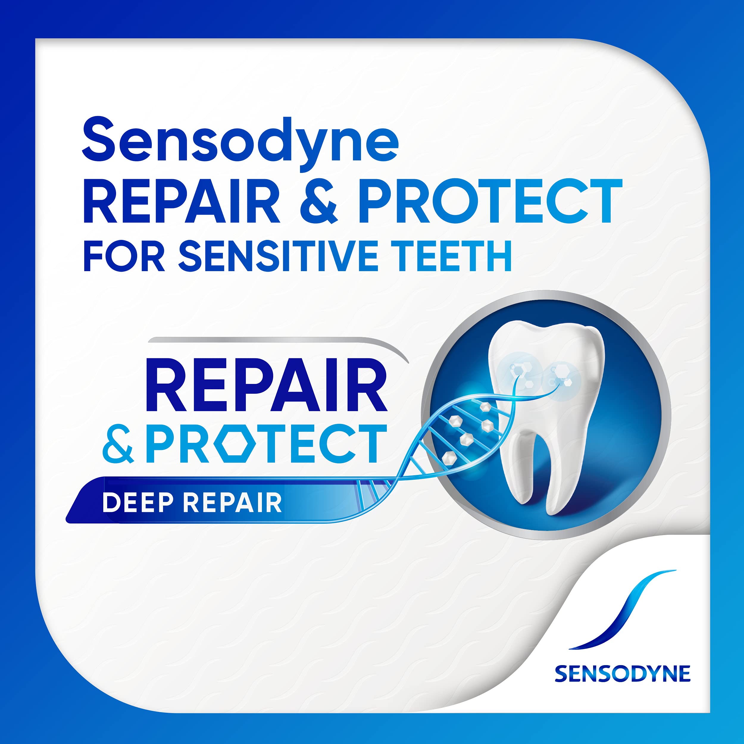Sensodyne Repair and Protect Whitening Toothpaste, 3.4 oz (Pack of 2)