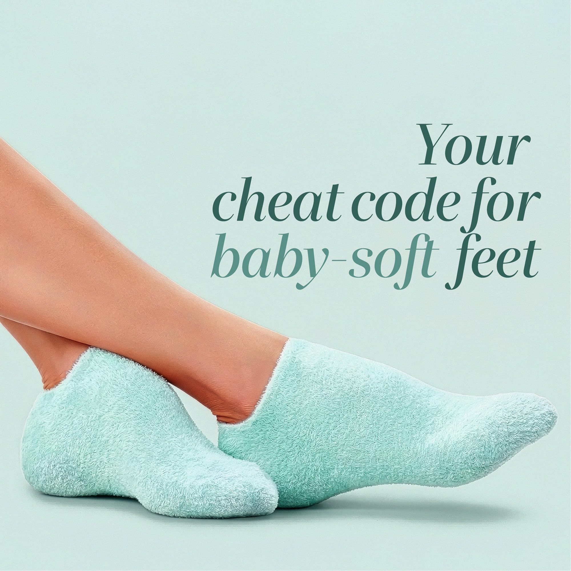 LONDONTOWN Pedi Perfect moisturizing spa socks and gloves set for soft, hydrated feet and hands.