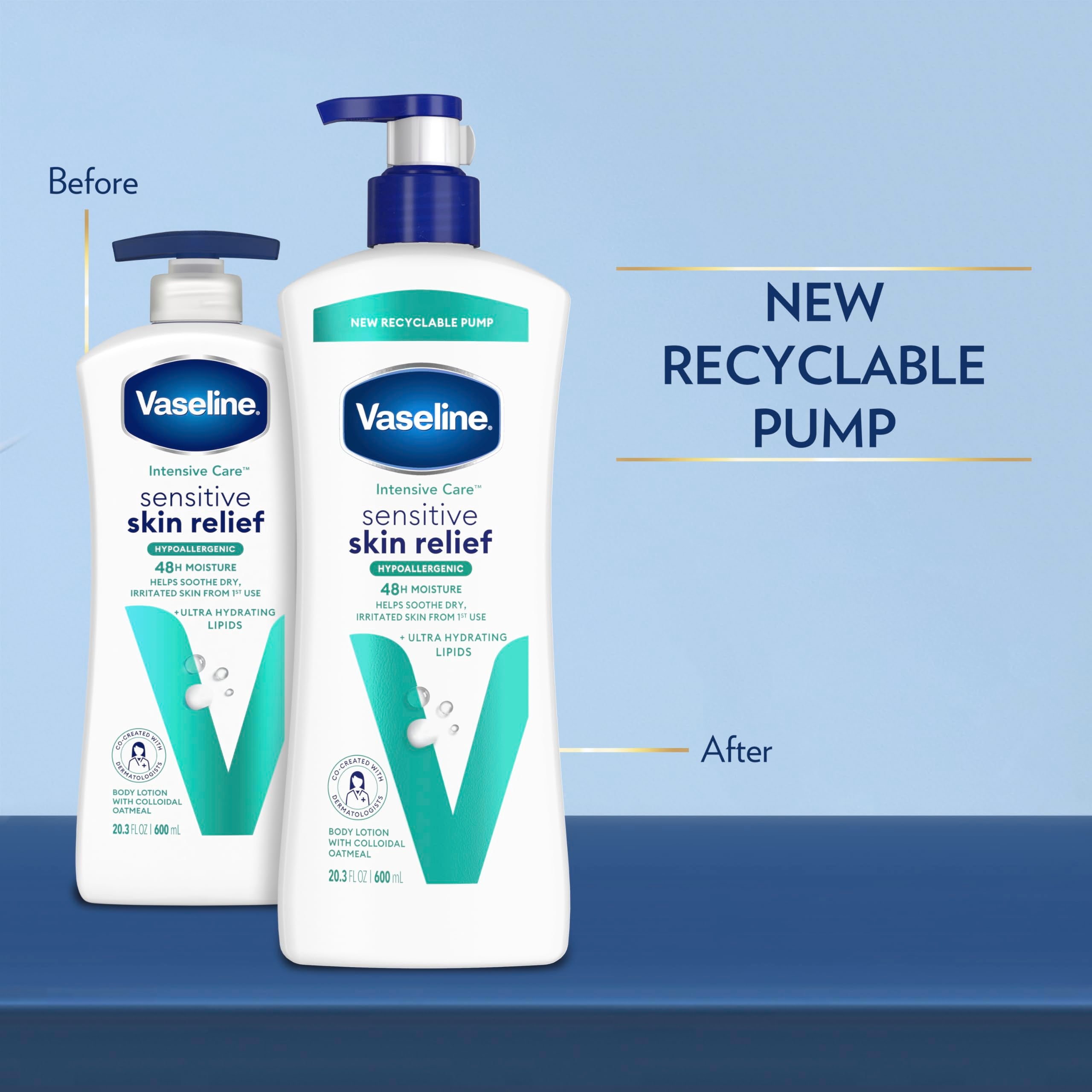 Vaseline Intensive Care™ Body Lotion Sensitive Skin Relief 20.3oz 4ct