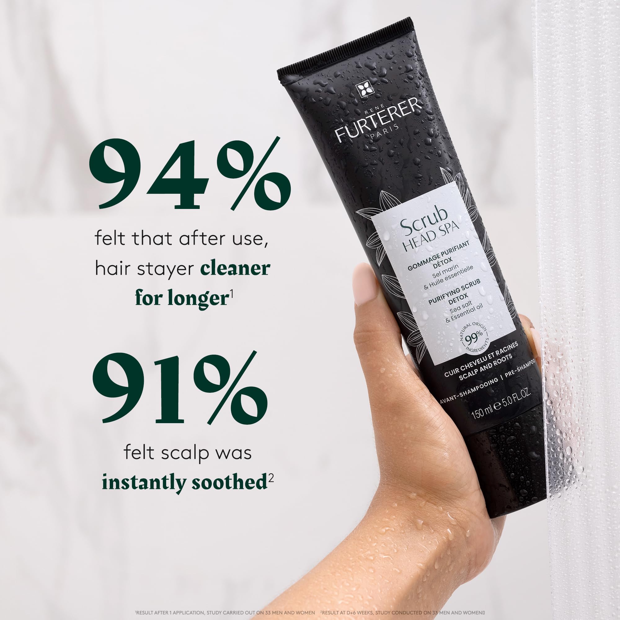 René Furterer Head Spa Purifying Scalp Scrub 5 oz, a skin exfoliant for cleansing and revitalizing the scalp.