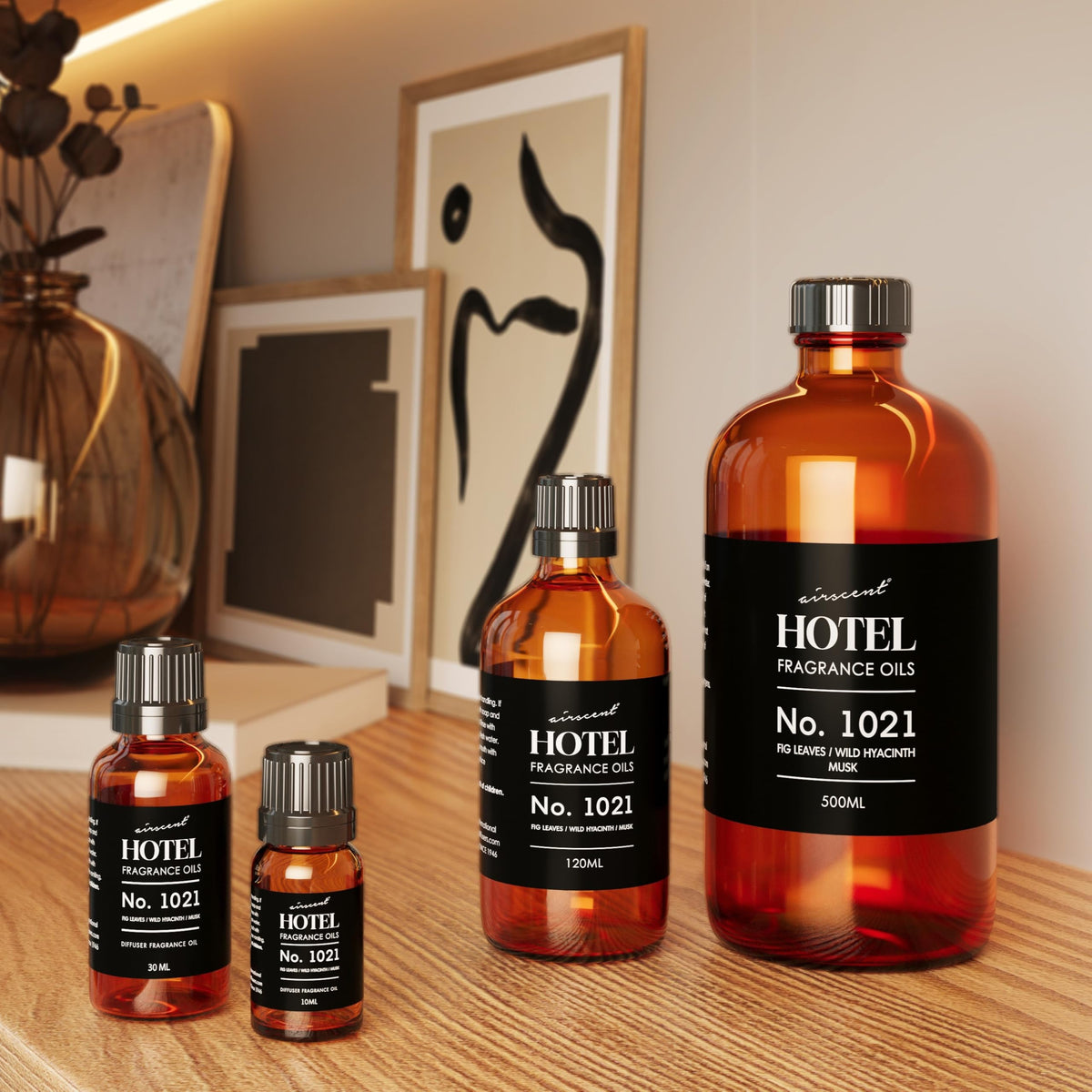 Air-Scent AirScent Hotel Diffuser Oil No. 1021 - Fig Hyacinth Sandalwood - 500 mL – alternate angle