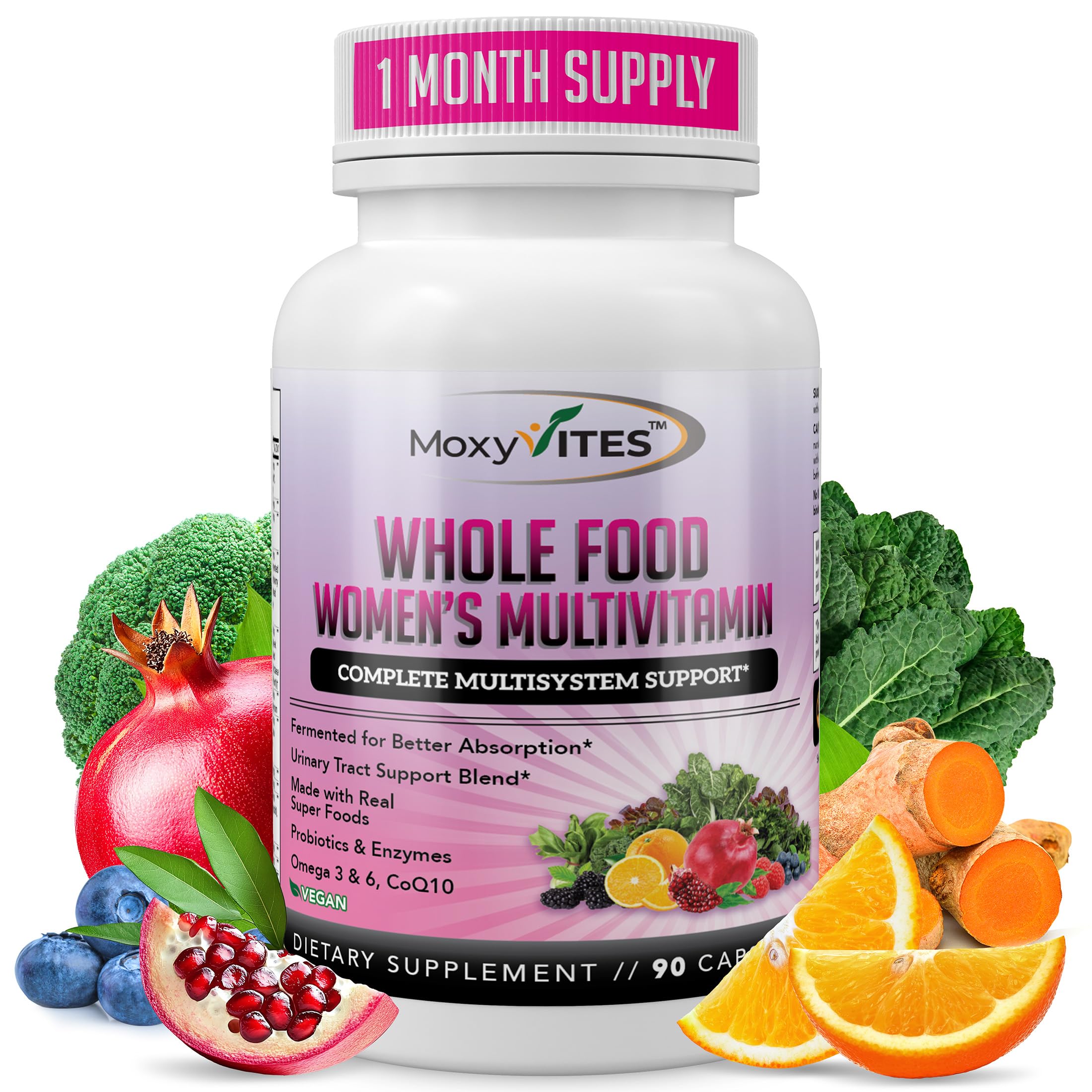 MoxyVites Methylated Multivitamin Women 90 Vegan Caps
