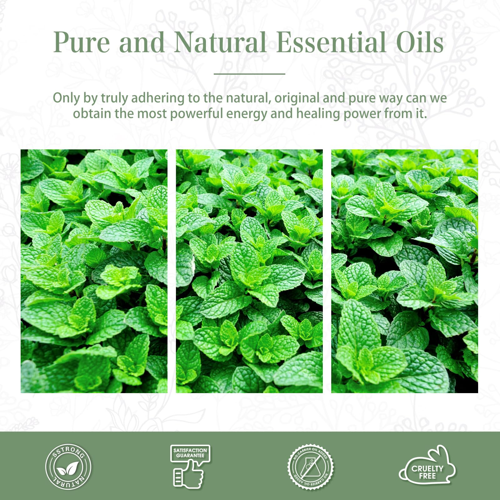 Spearmint Essential Oil for Diffuser Aromatherapy, Soap Making 3.38fl.oz