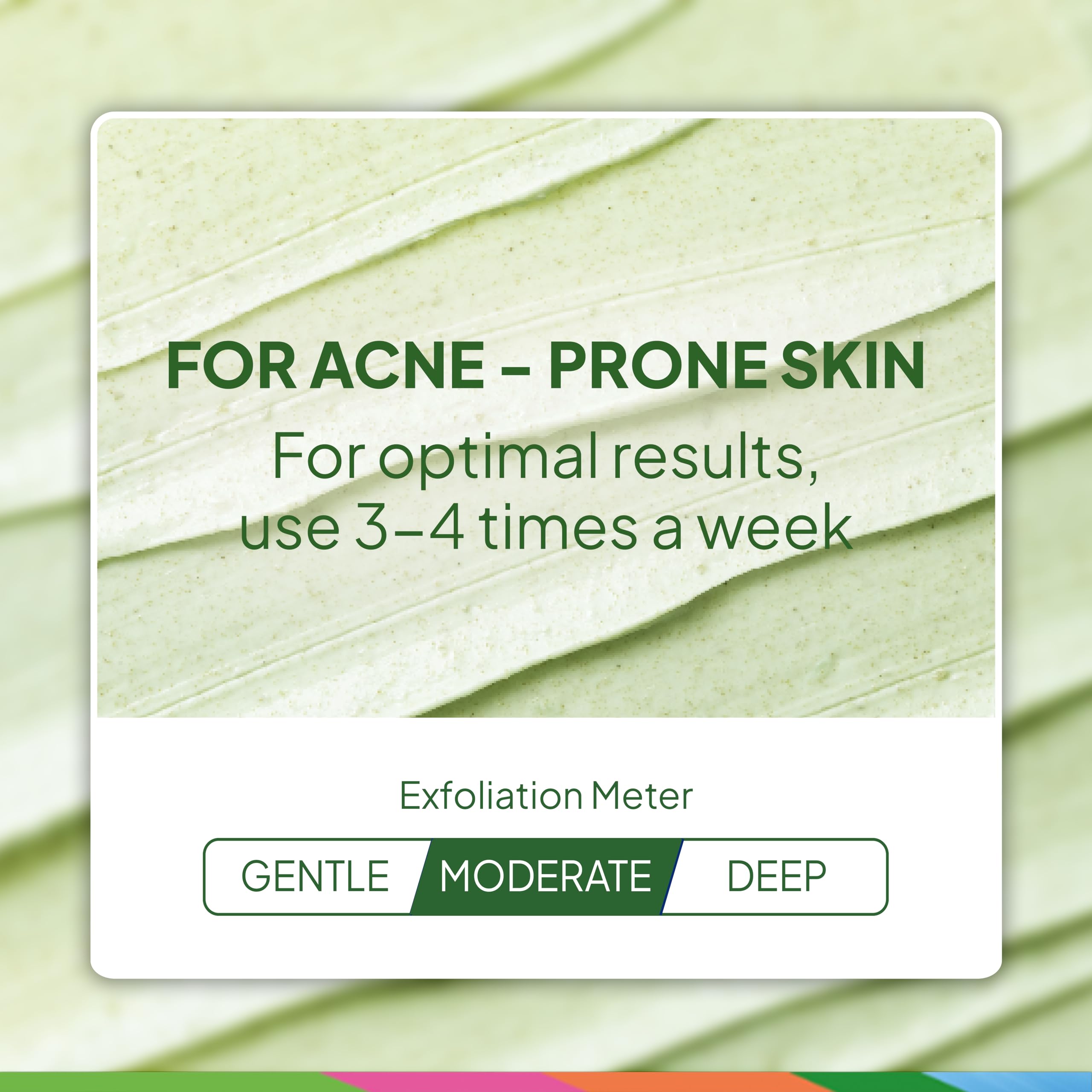 St. Ives Blackhead Clearing Face Scrub with green tea, 6oz, exfoliates skin and helps reduce blackheads.