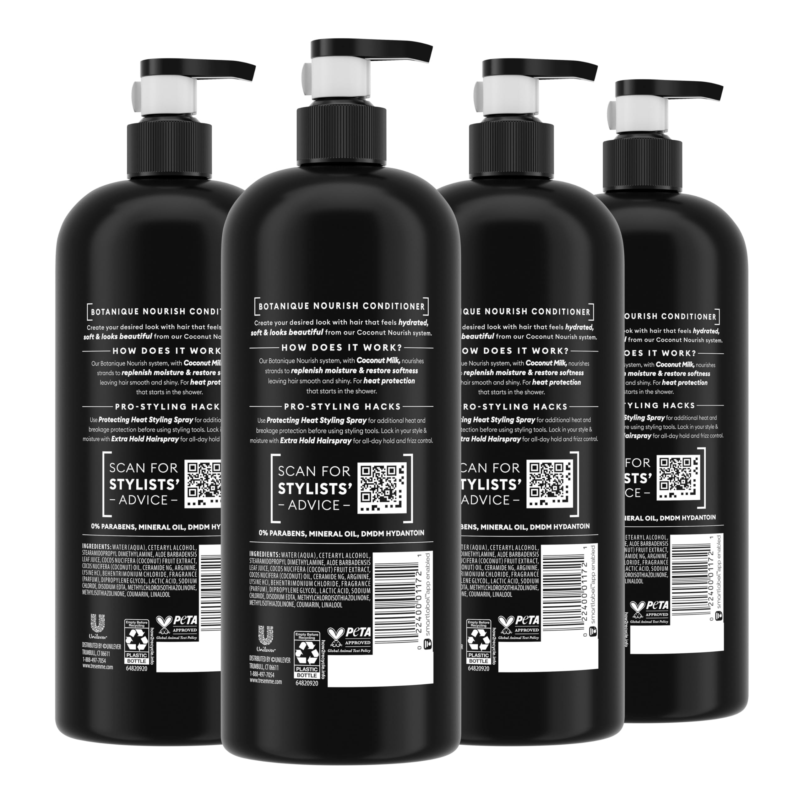 TRESemmé Botanique Nourish Hydrating Conditioner 28 oz 4 ct