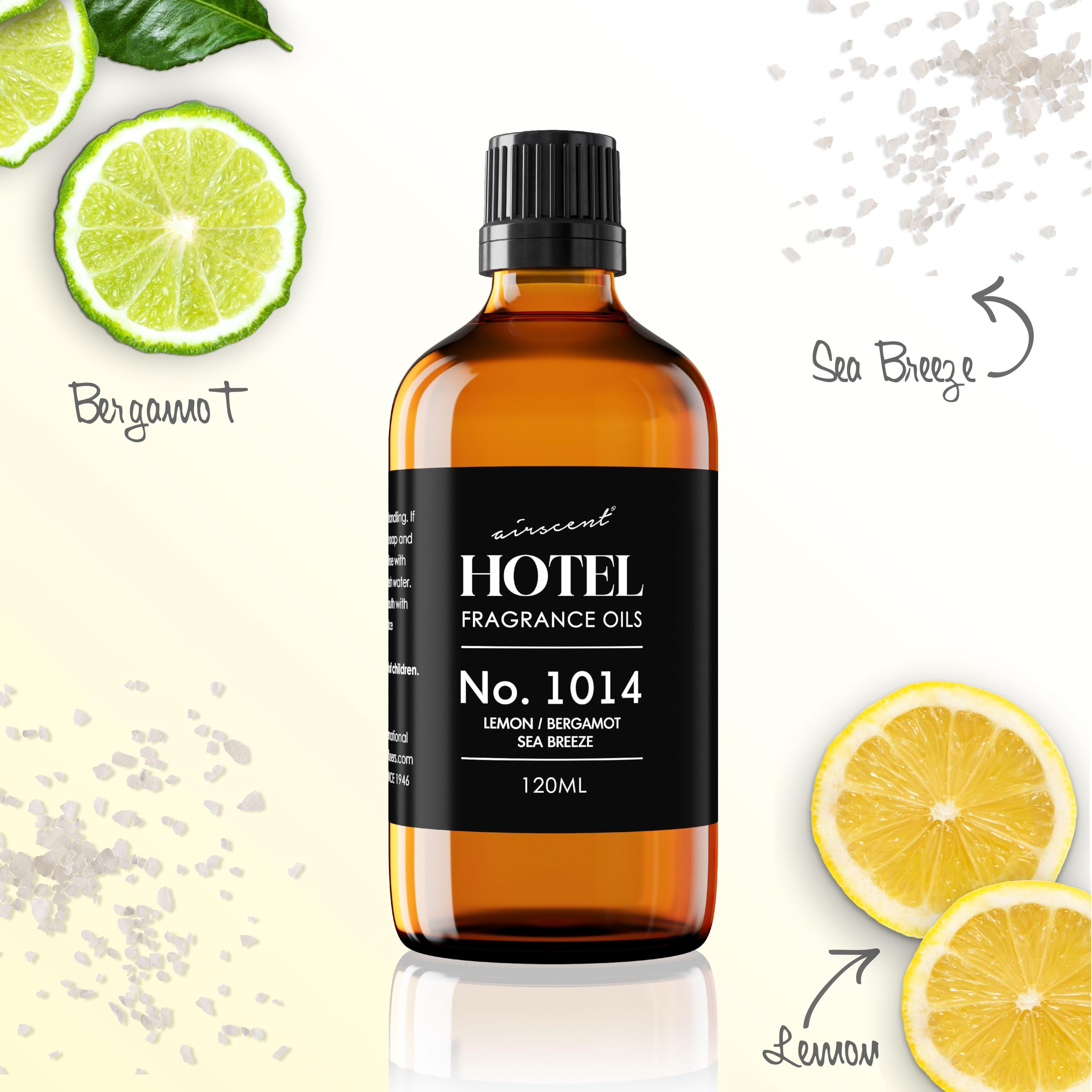 Air-Scent Hotel Diffuser Oil No. 1014, a 5-star blend essential oil in a 30mL bottle, suitable for hotel ambiance and aromatherapy.