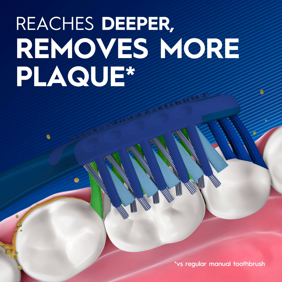 Oral B Pro Clean Cross Action Toothbrushes Deep Plaque - Oral-B Official Imagery - 4