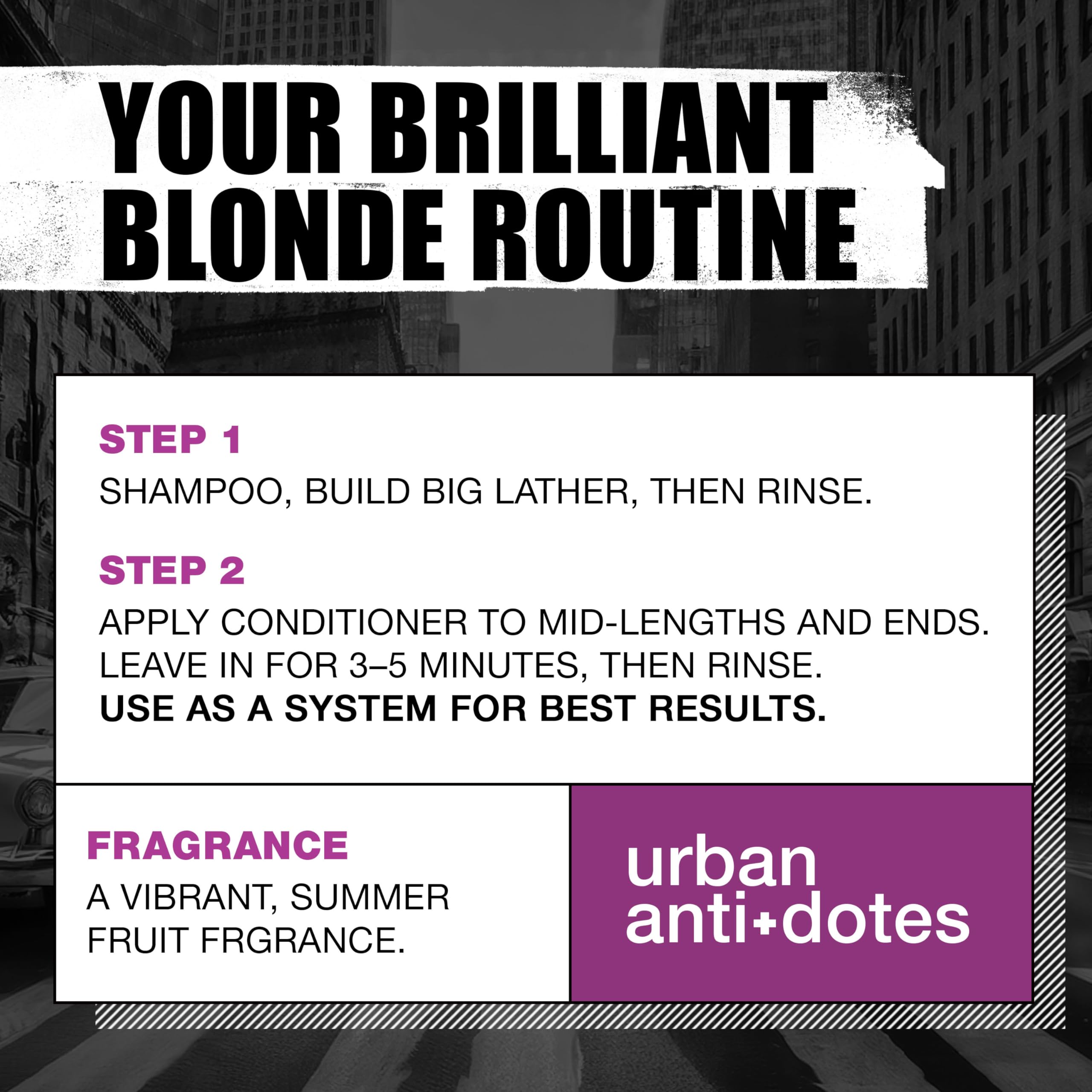 Bed Head by TIGI Dumb Blonde Restoring Shampoo and Conditioner Duo for Damaged Blonde Hair, 25.36 fl oz
