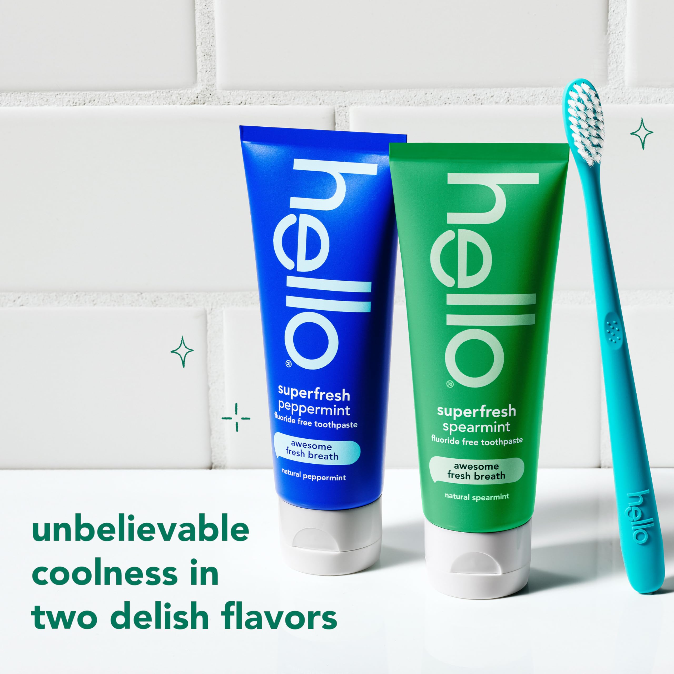 Hello Superfresh Fluoride Free Toothpaste 3-Pack 5oz