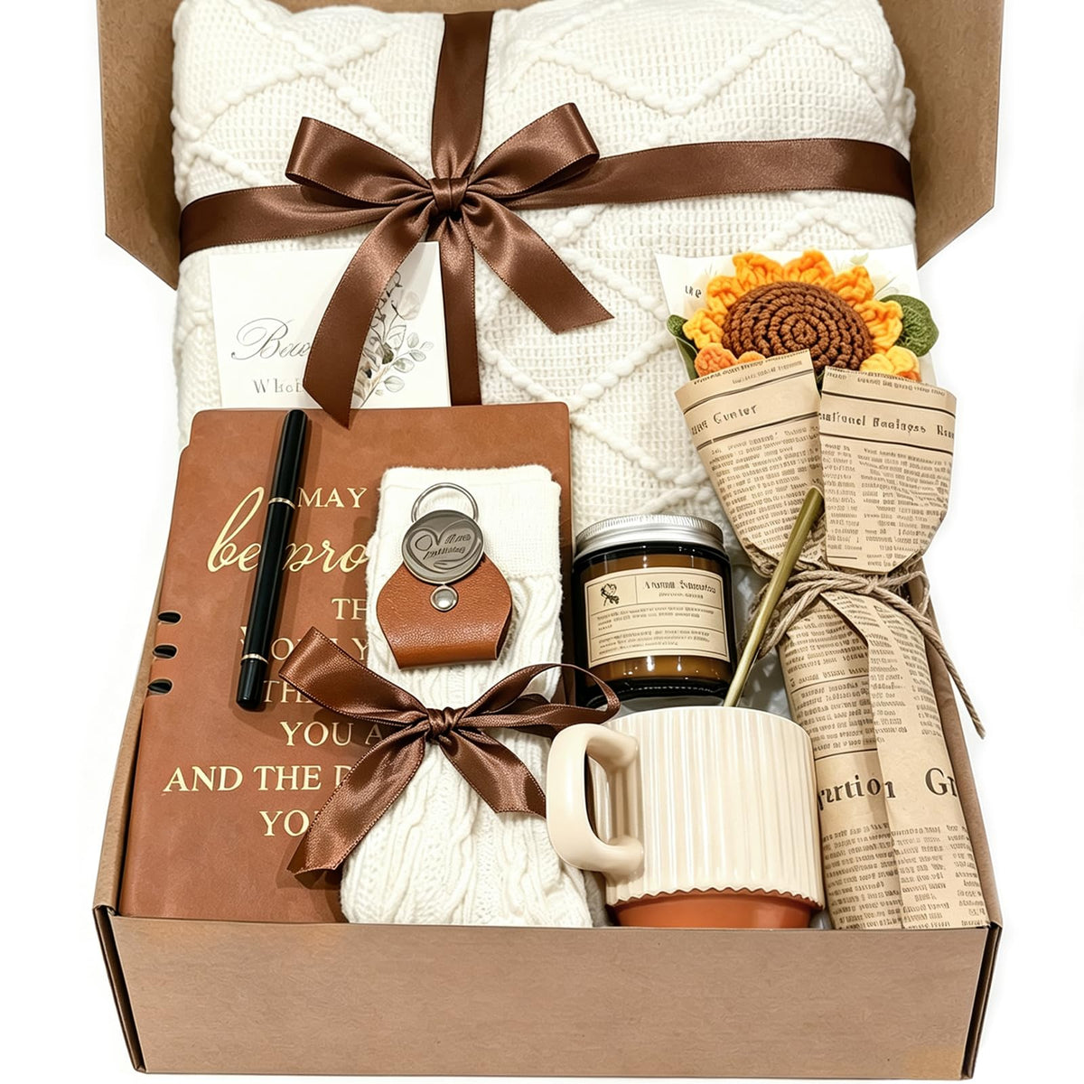 Gift Baskets for Women 11Pcs Self Care Get Well Soon Gifts - Inzultra Official Imagery - 1