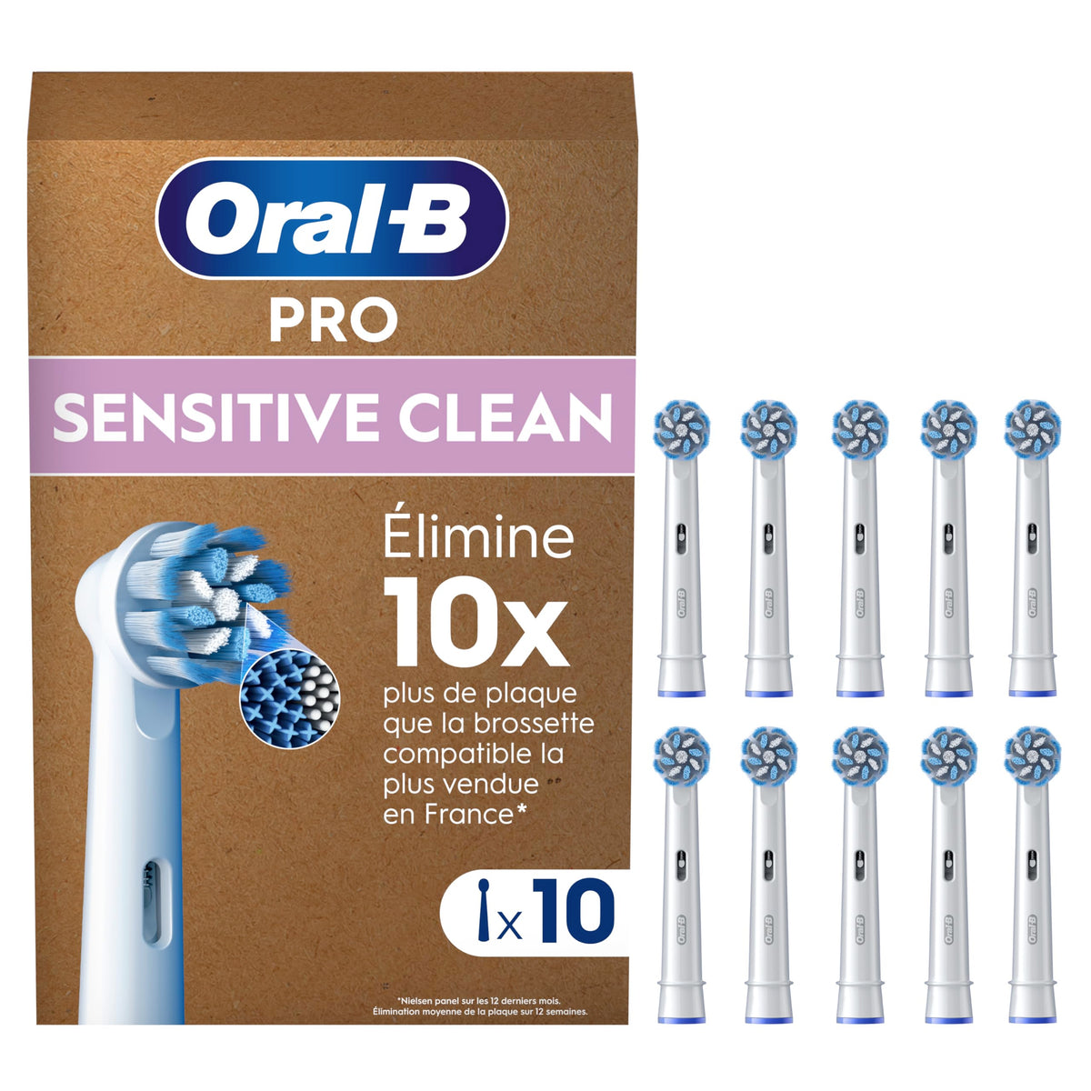 Oral B Pro Sensitive Clean Electric Toothbrush Head X Shaped - Oral-B Official Imagery - 2