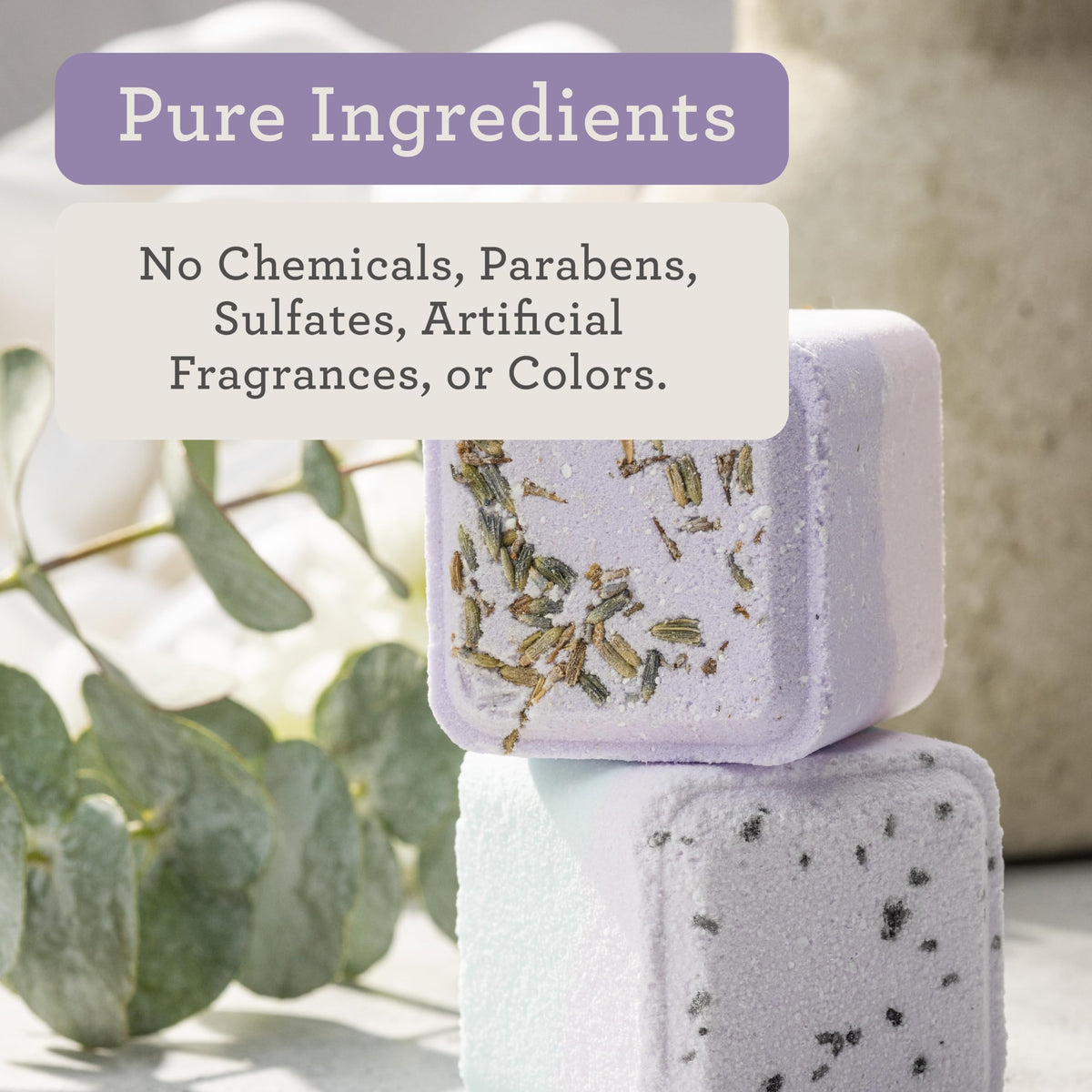 Lizush Luxury Spa Gifts for Women 7 Piece Lavender Gift Set - Lizush Official Imagery - 7