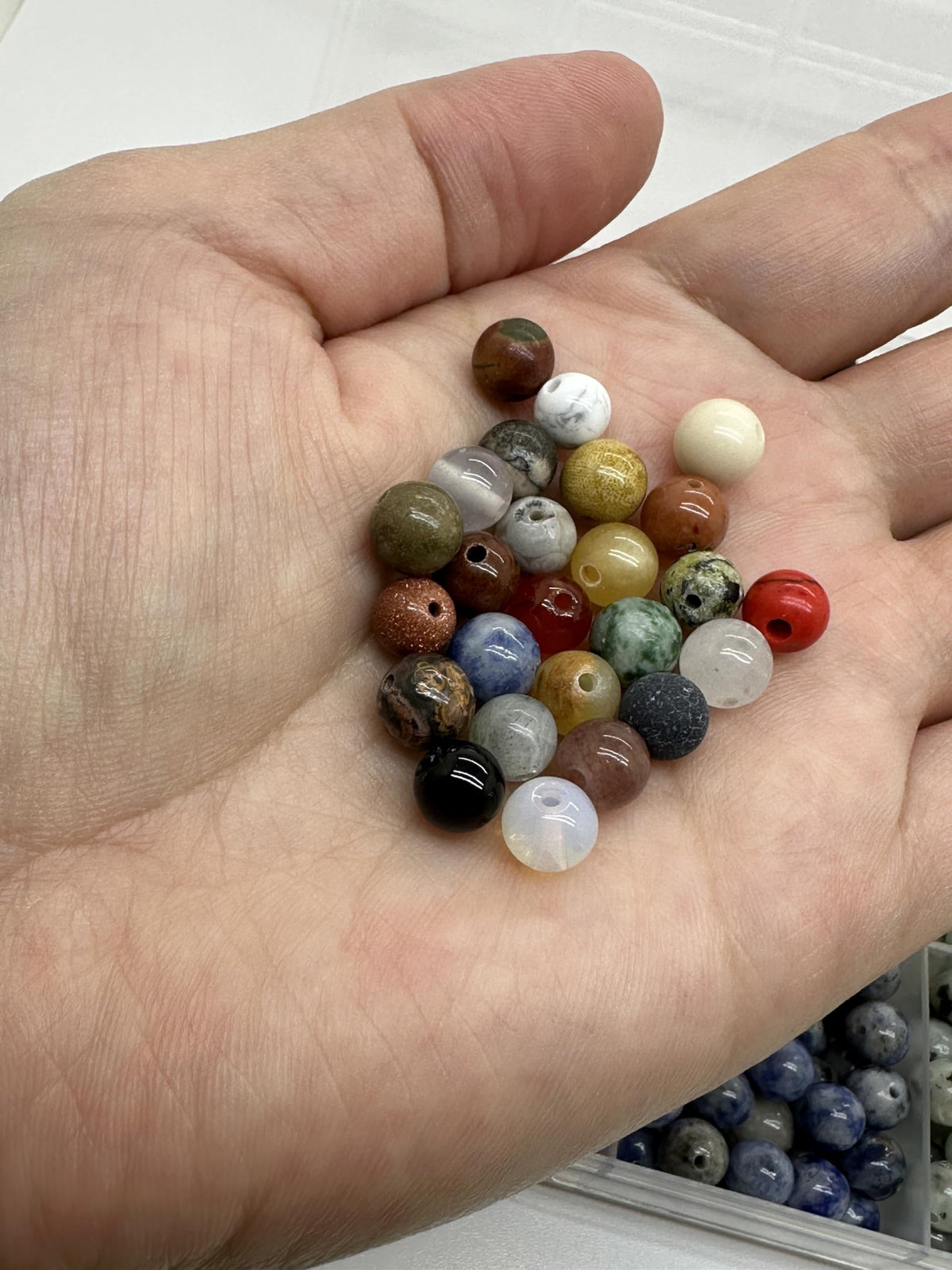 1120pcs 6mm Natural Gemstone Beads Loose Gemstone for - Yephac Official Imagery - 8