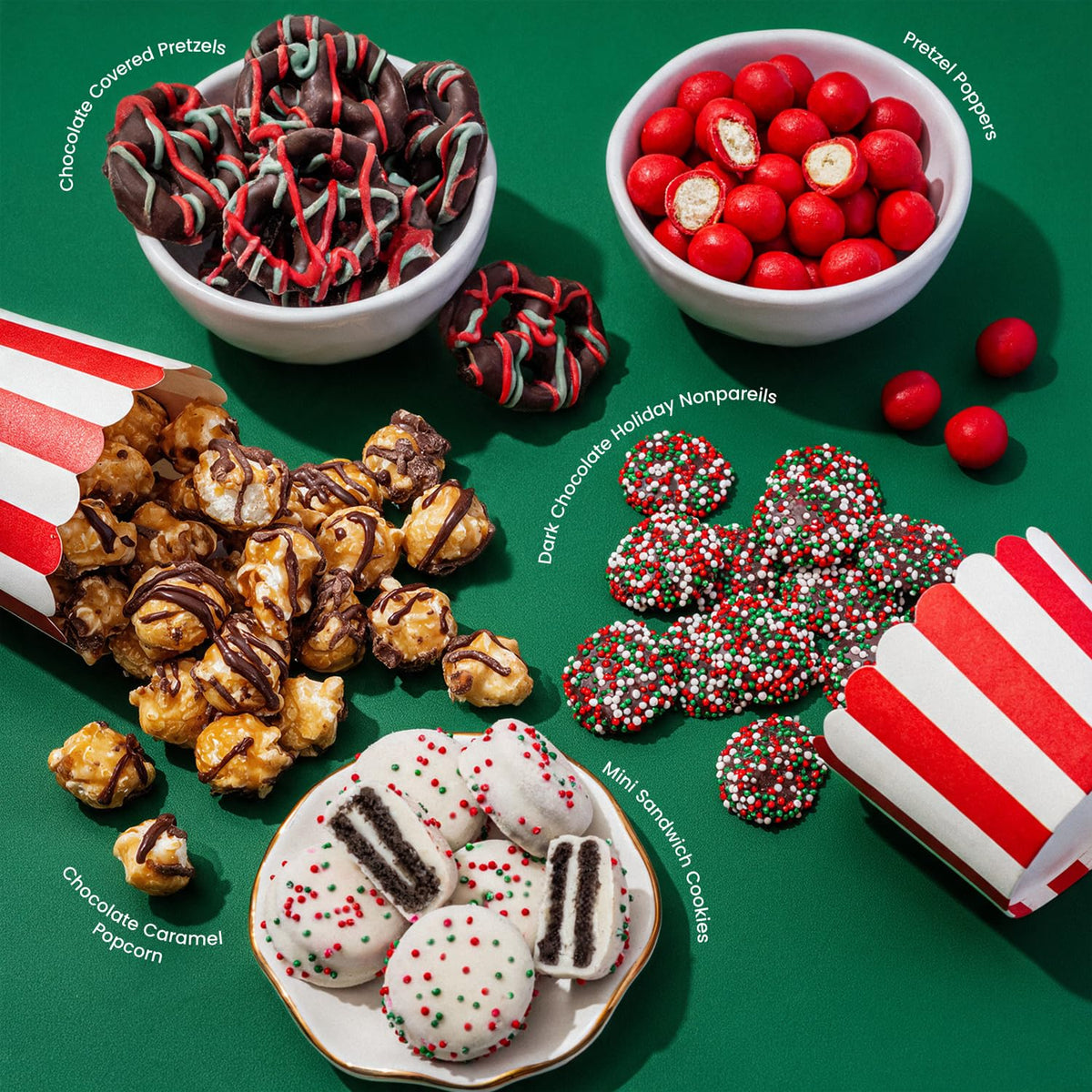 Christmas Gift Basket Cookie Candy Musical Rotating Box - BONNIE AND POP Official Imagery - 2