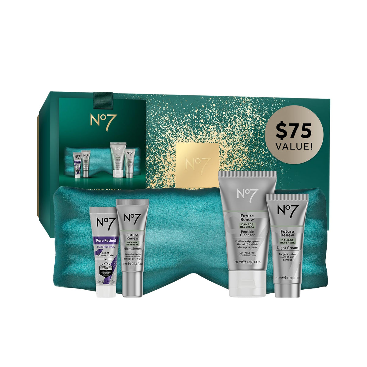 No7 Sleep Collection Skincare Gift Set 5 Count - No7 Official Imagery - 2