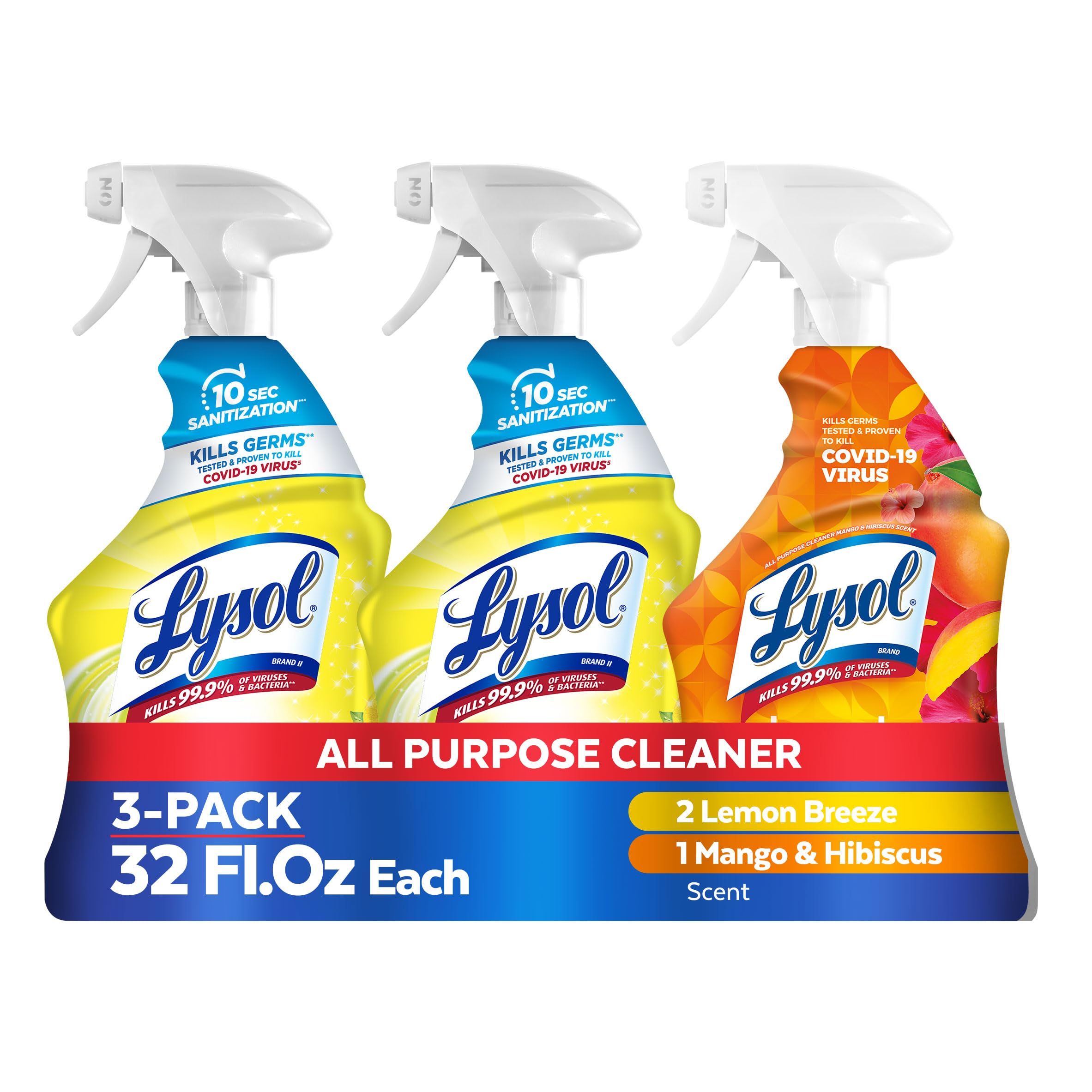 Lysol All Purpose Cleaner Spray, Multi-Purpose Disinfecting - Product Imagery