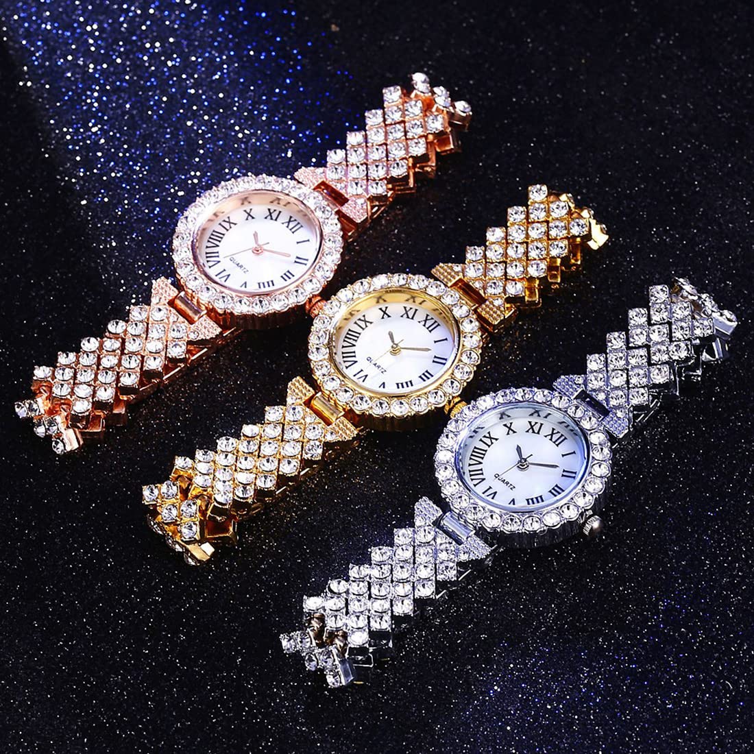 BESTKANG Women Diamond Watchs Luxury Fashion Ladies Bangle Bracelet Set Wrist Watch Female Dress Watch – alternate angle